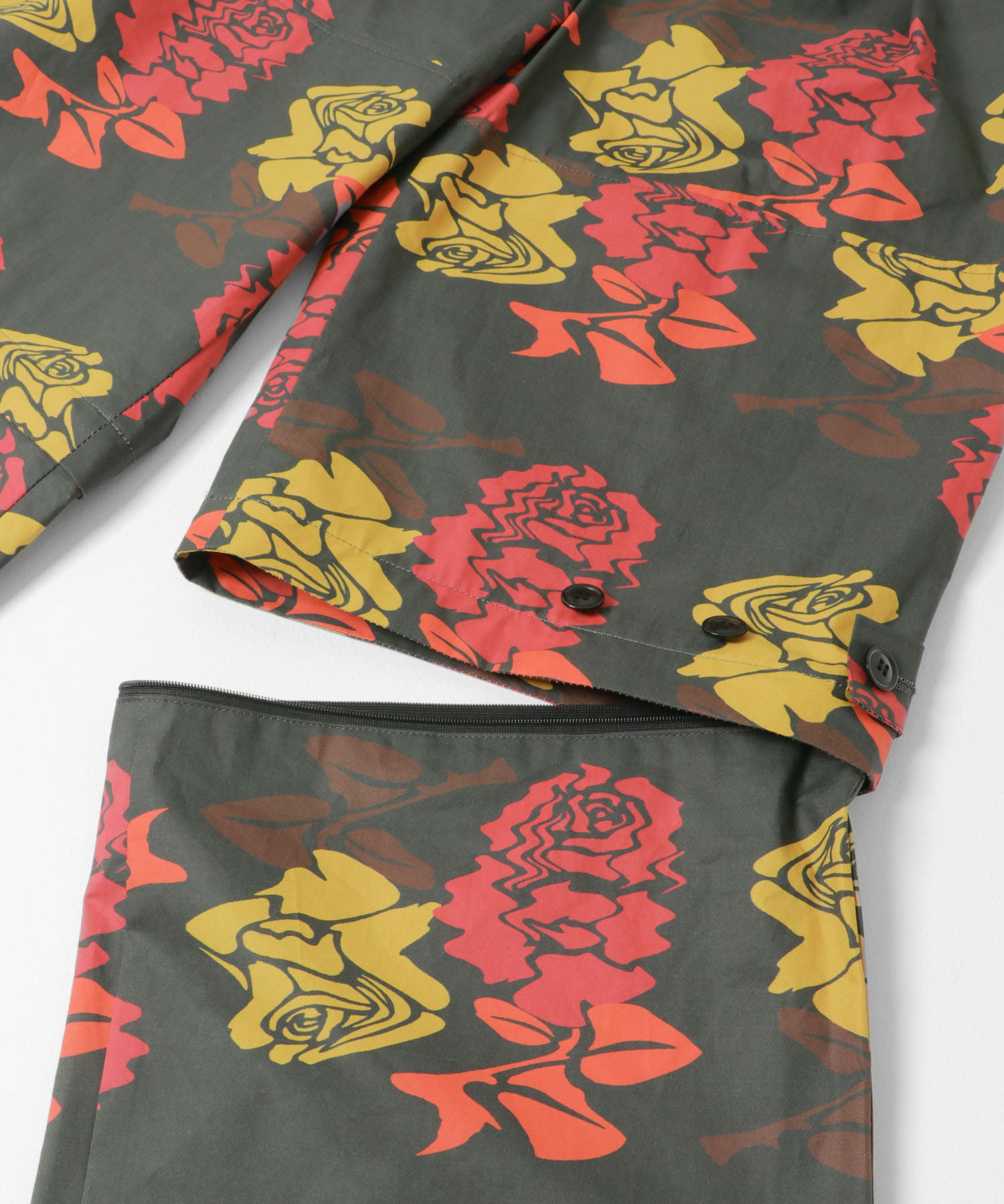 COGNOMEN　W.FANTASISTA FLOWER PANTS CHARCOAL S