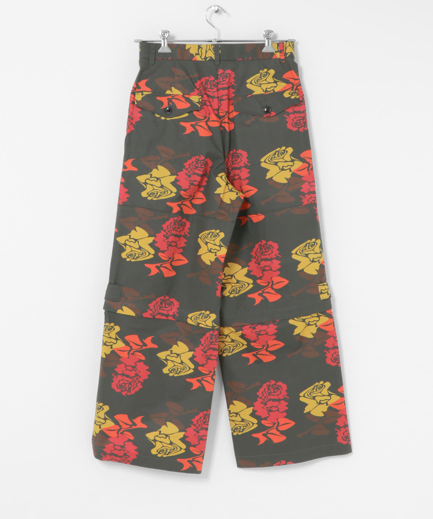 COGNOMEN　W.FANTASISTA FLOWER PANTS CHARCOAL S