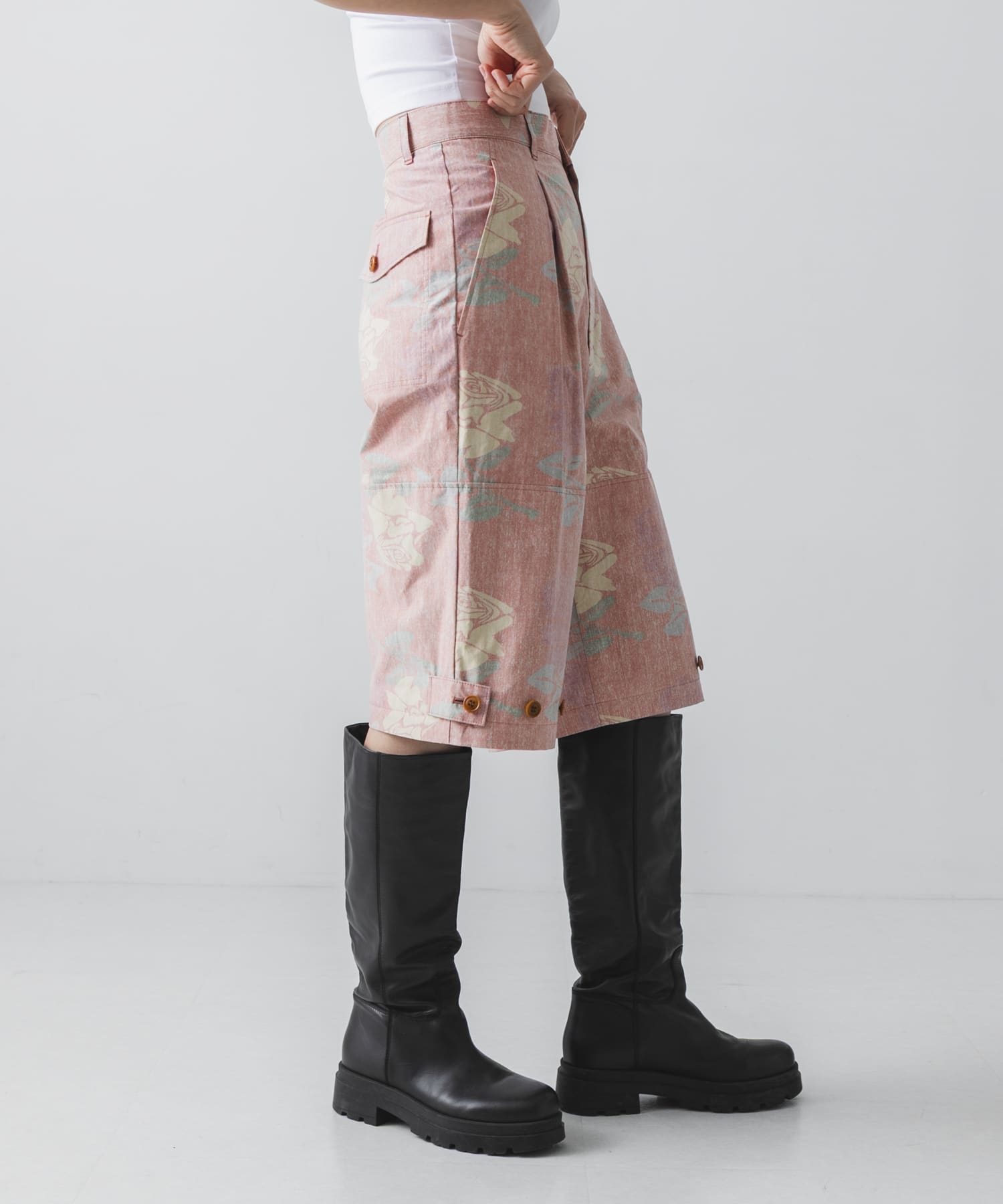 COGNOMEN　W.FANTASISTA FLOWER PANTS ORANGE M