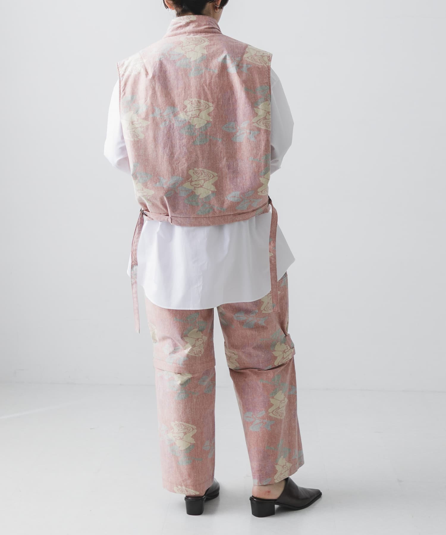 COGNOMEN　W.FANTASISTA FLOWER PANTS ORANGE M