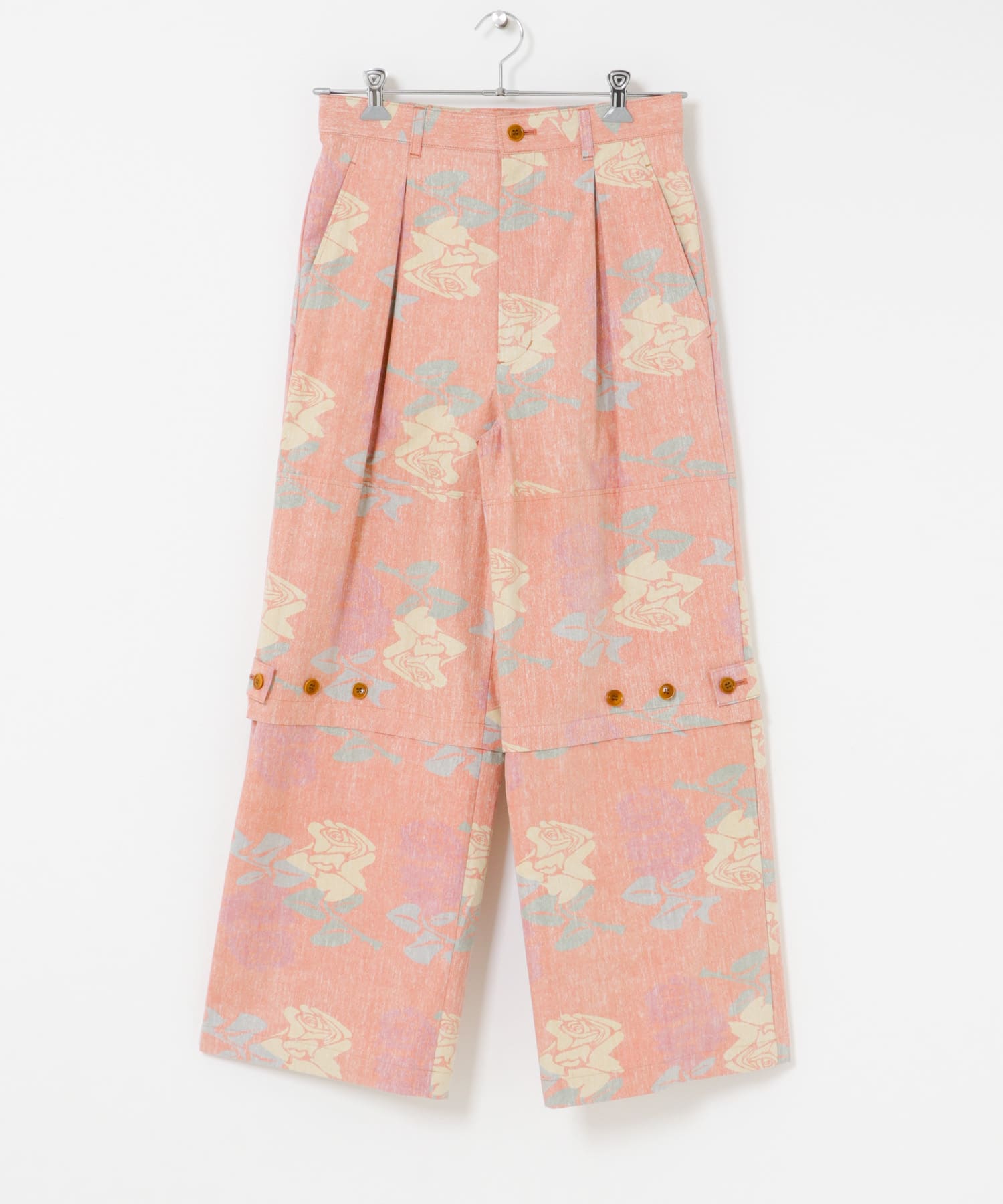 COGNOMEN　W.FANTASISTA FLOWER PANTS ORANGE S