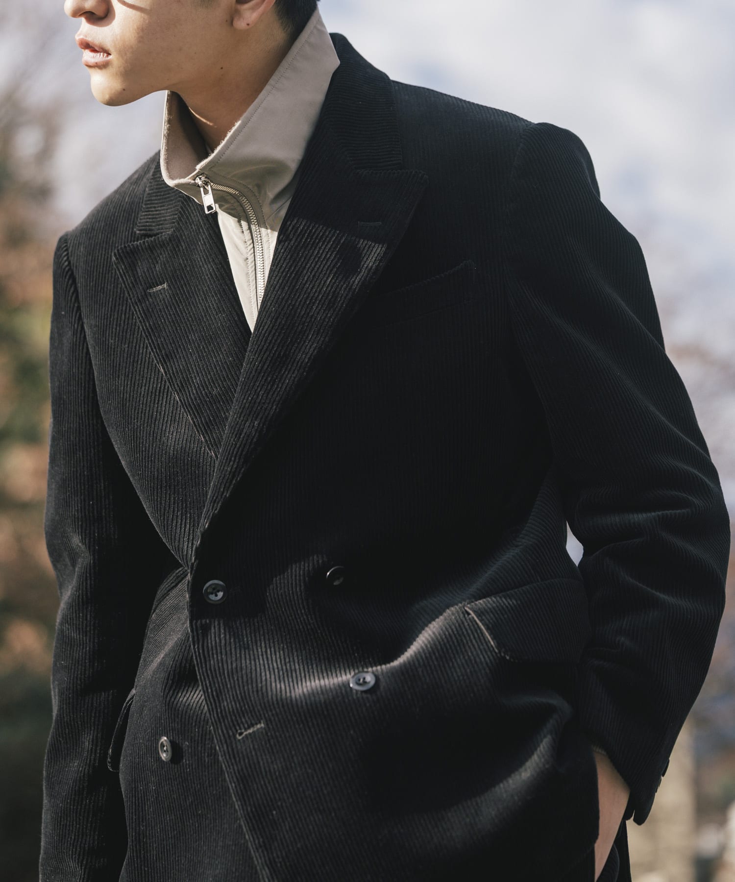 『別注』NEAT×URBS　HD Corduroy Paul JKT BLACK 44