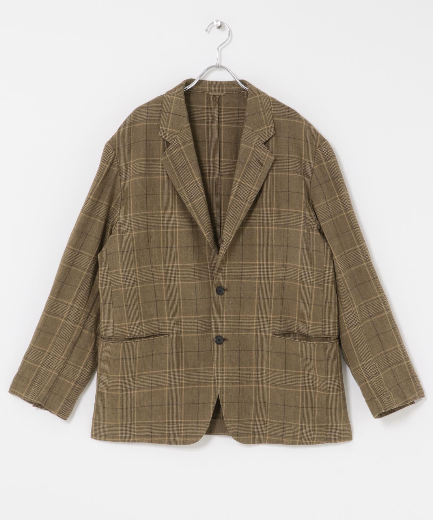 A PRESSE Indigo Pin Check Coverall(1 SAX): アウター｜URBAN