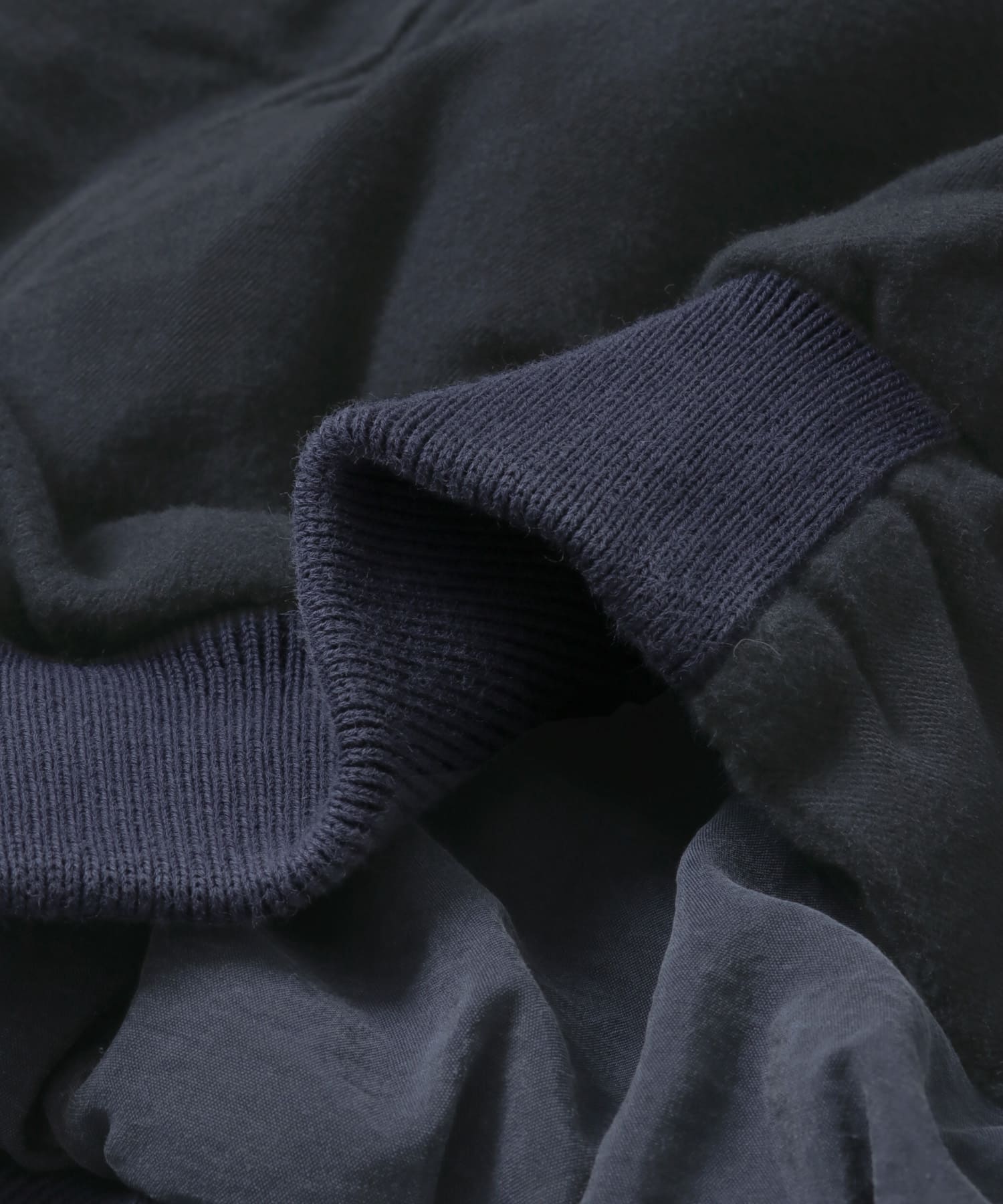 A PRESSE　Vintage Cotton Silk Moleskin Jacket NAVY 2