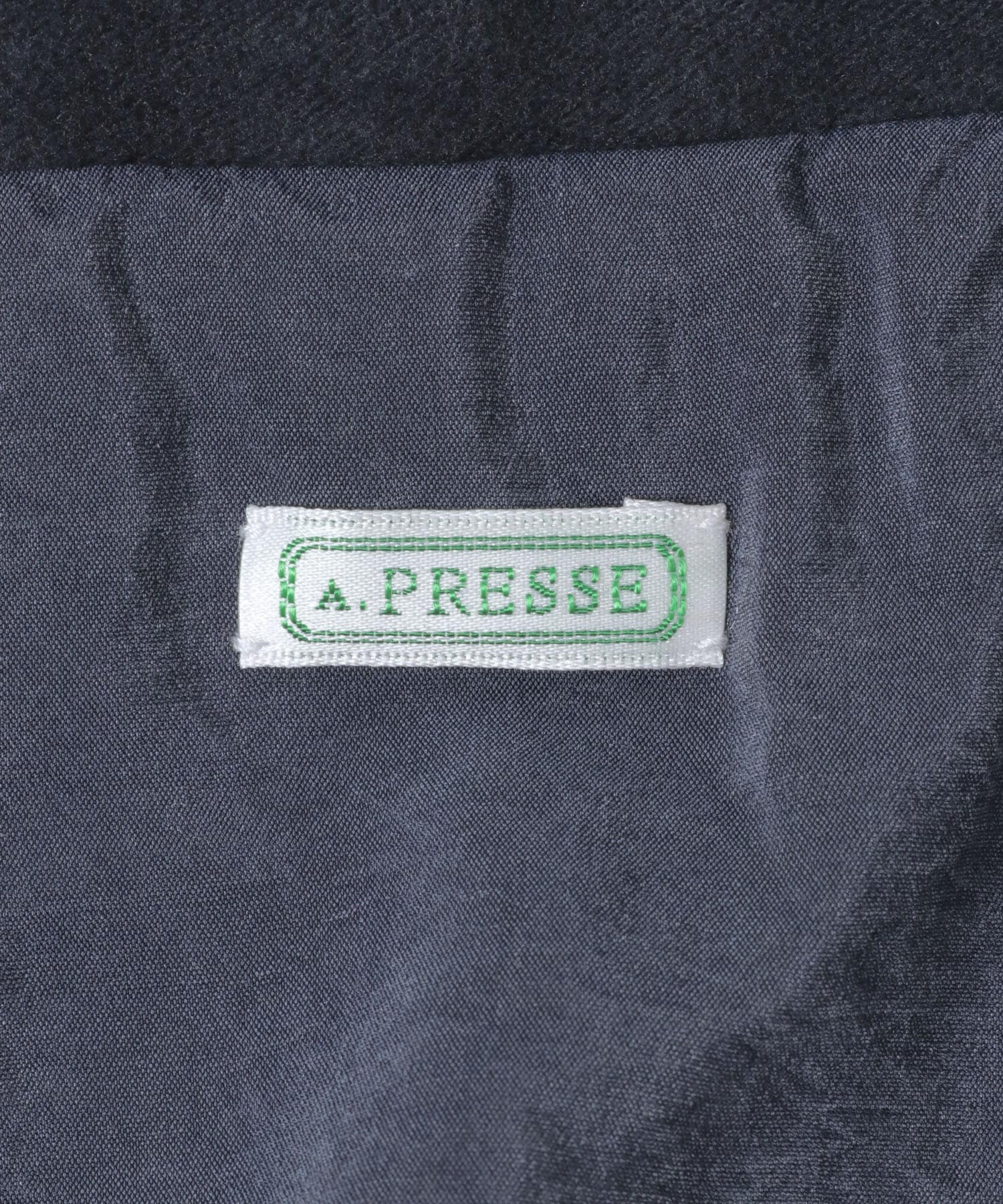 A PRESSE　Vintage Cotton Silk Moleskin Jacket NAVY 2