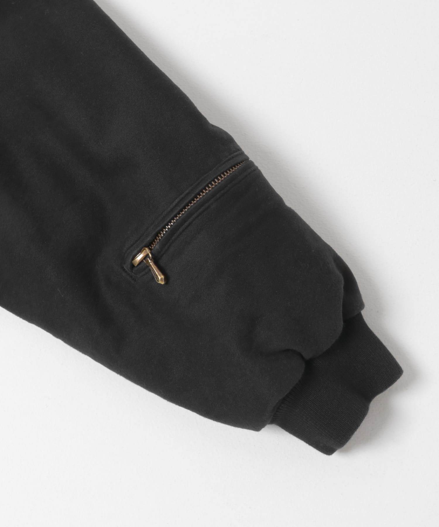 A PRESSE　Vintage Cotton Silk Moleskin Jacket BLACK 2