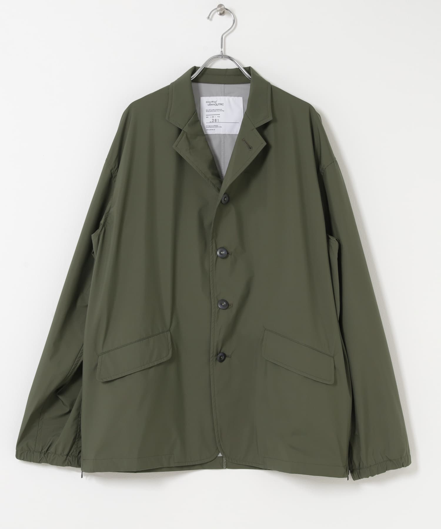 UNTRACE　3 Layer Lapeled Work Jacket