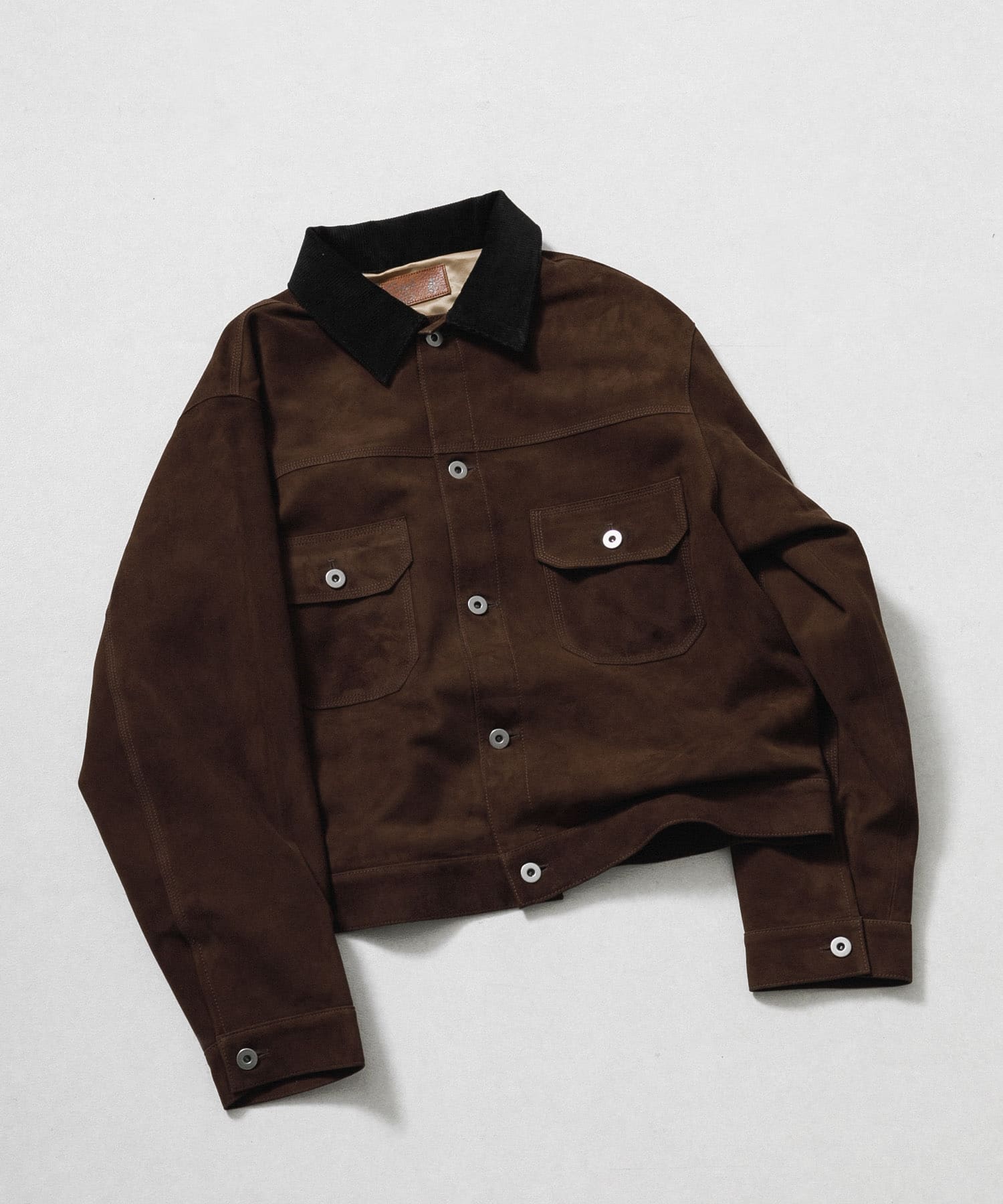 Gurank　GOAT SUEDE TRUCKER JACKET