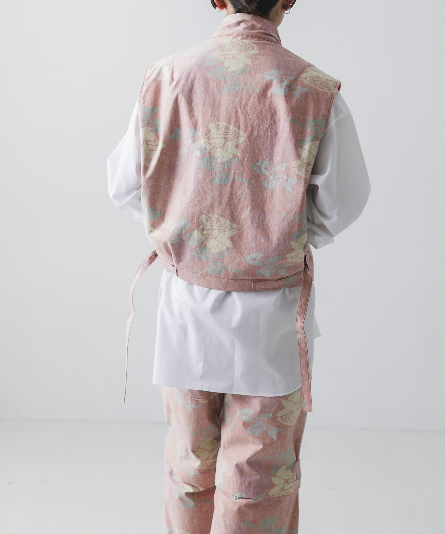 COGNOMEN　W.FANTASISTA FLOWER VEST ORANGE Free
