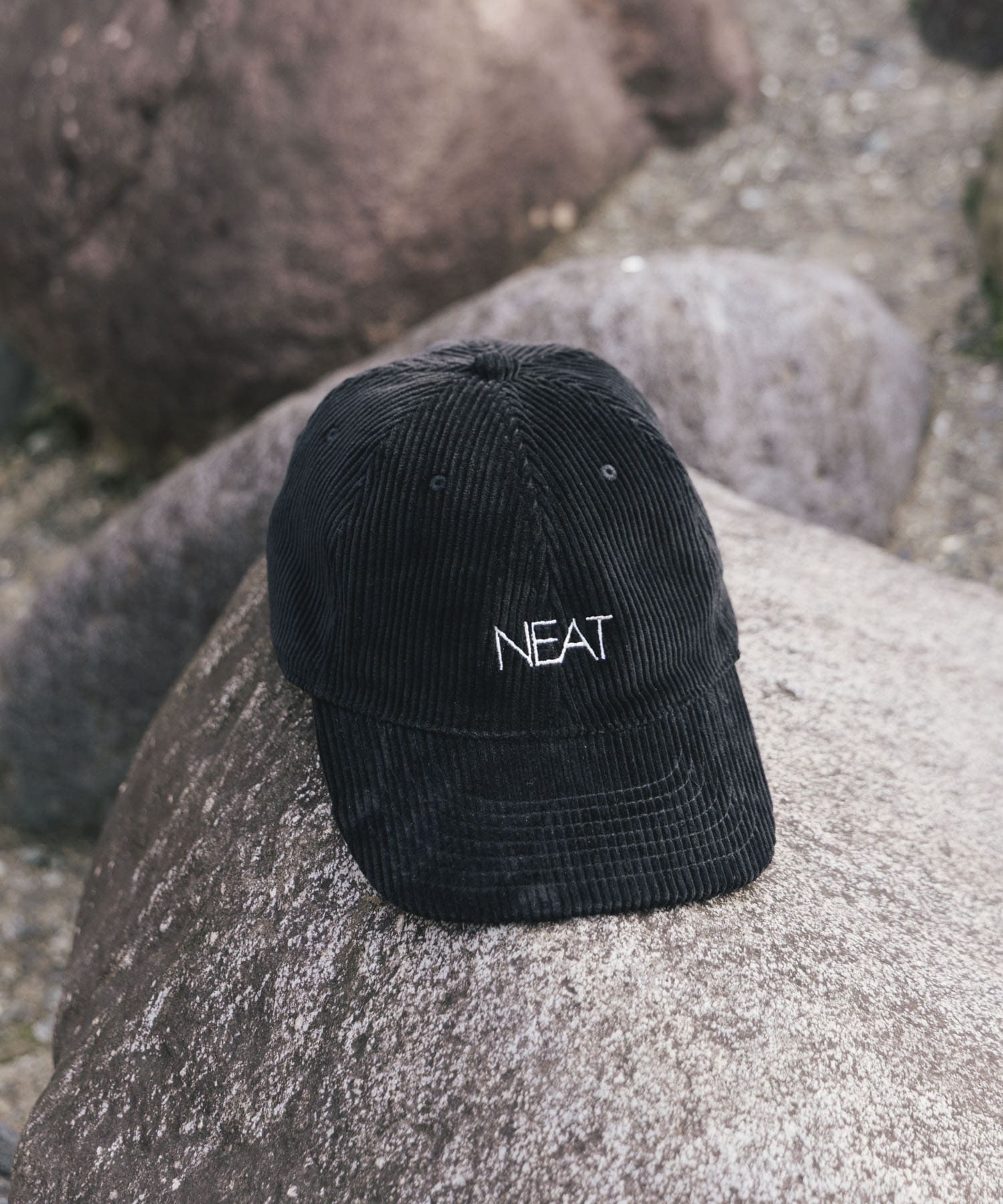 『別注』NEAT×URBS　HD Corduroy NEAT CAP BLACK One