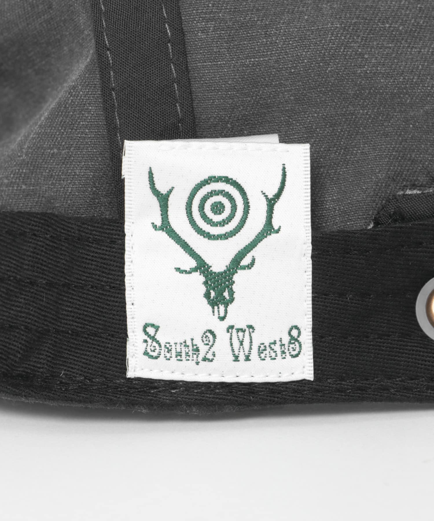 South2 West8　STRAP BACK CAP-SS Black One