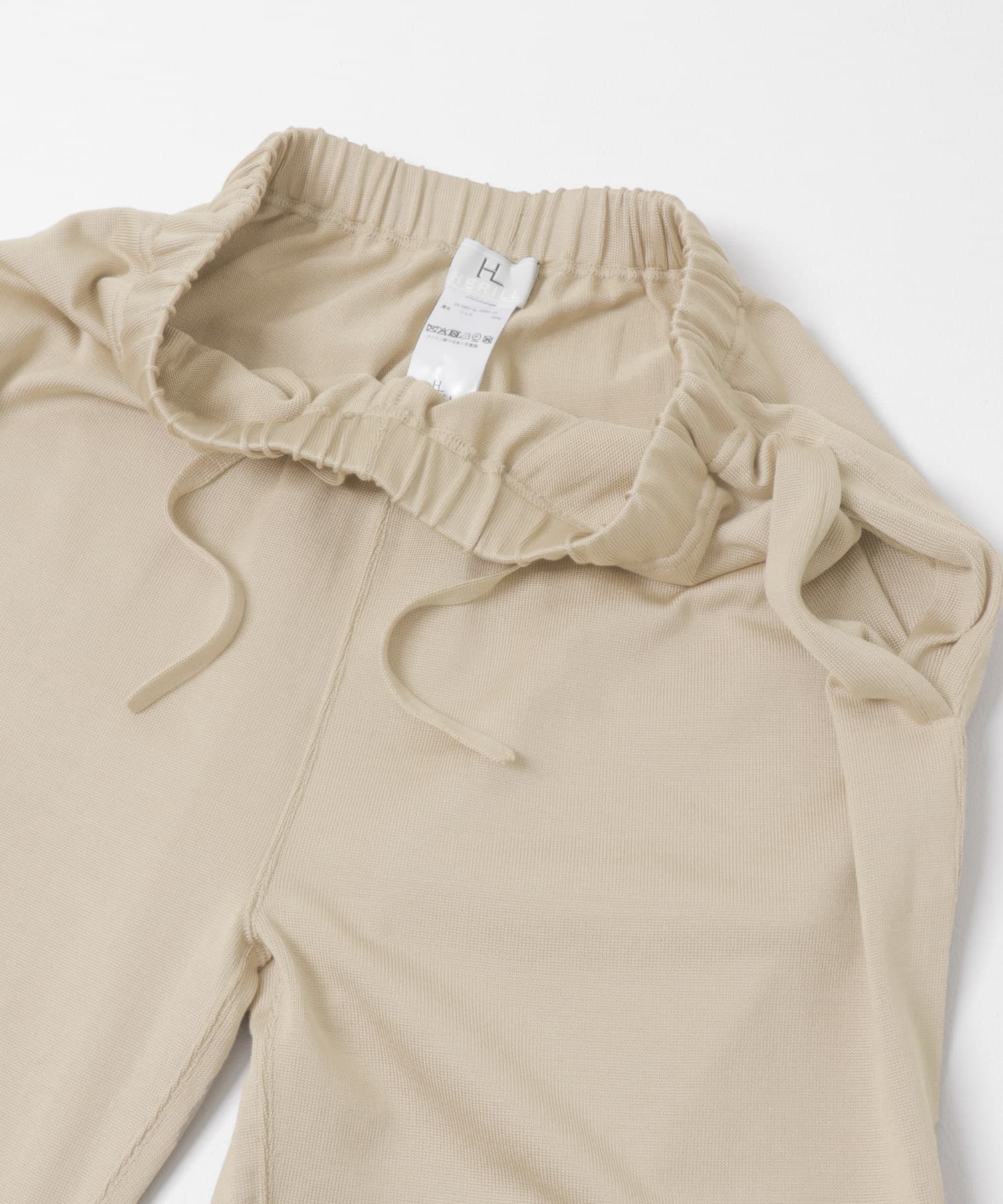 HERILL　Silk Sweatpants Beige 0