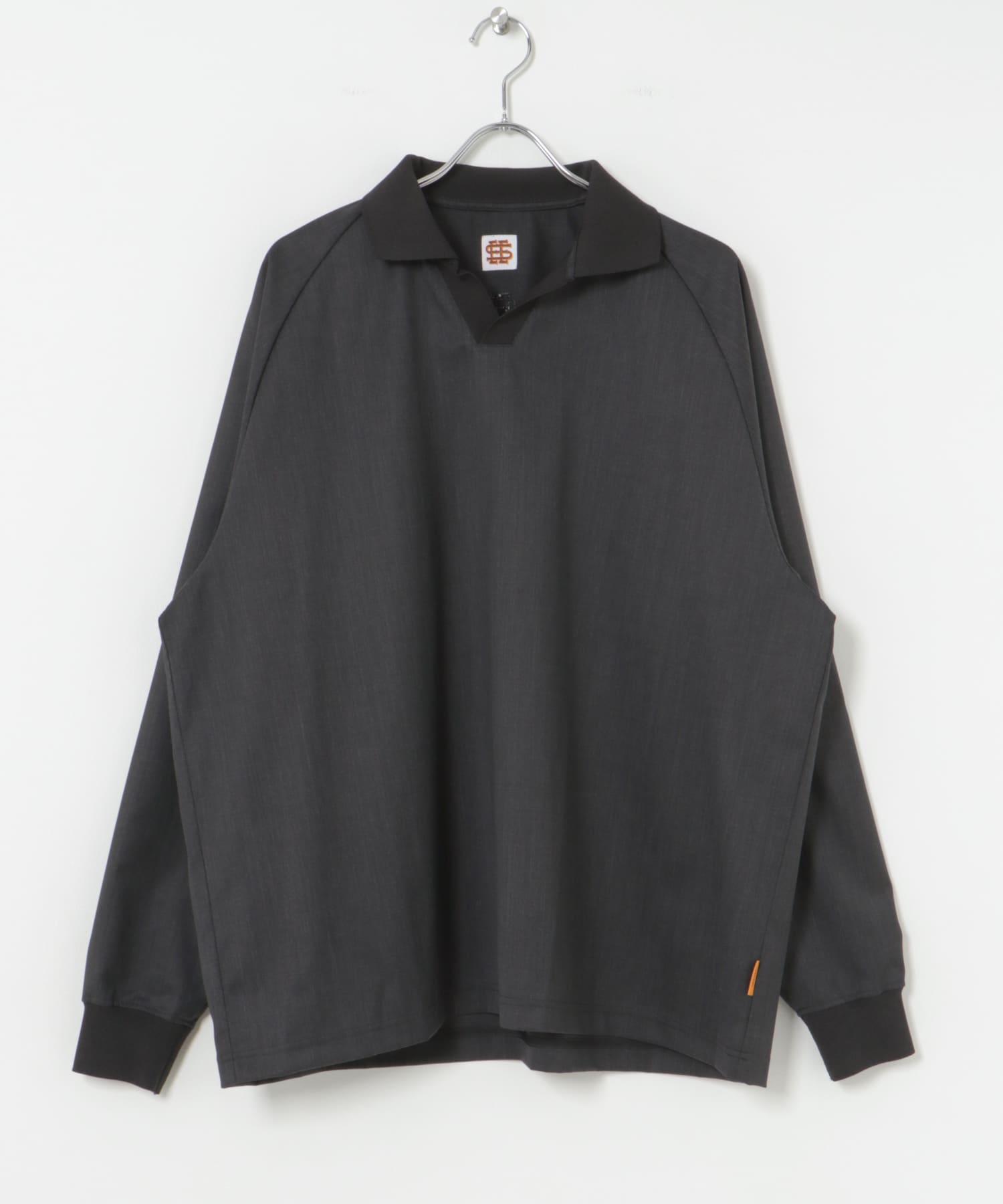 SEE SEE　LS GAME SHIRT CHARCOAL M