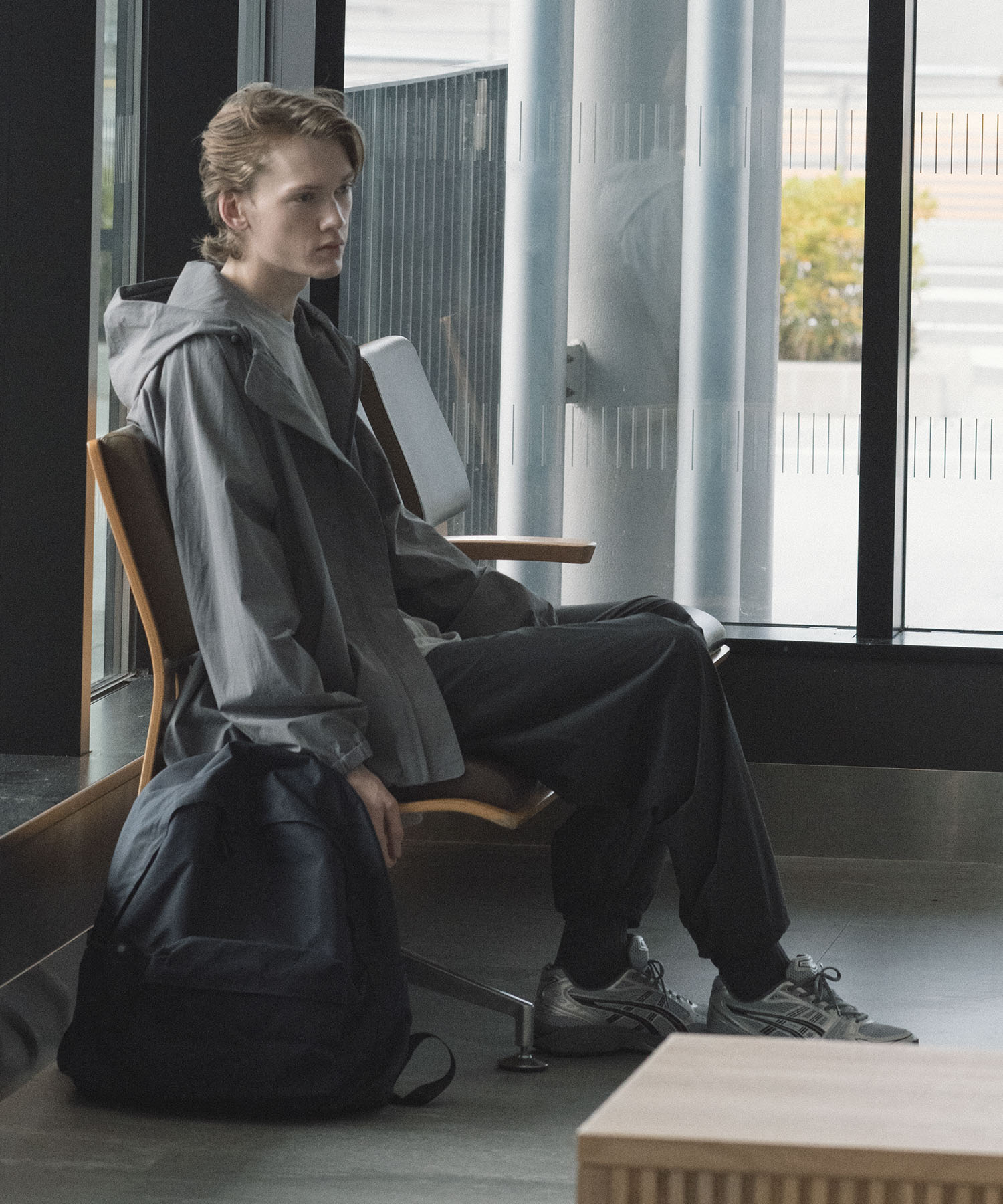 SEE SEE　NYLON SPORTY PANTS BLACK M