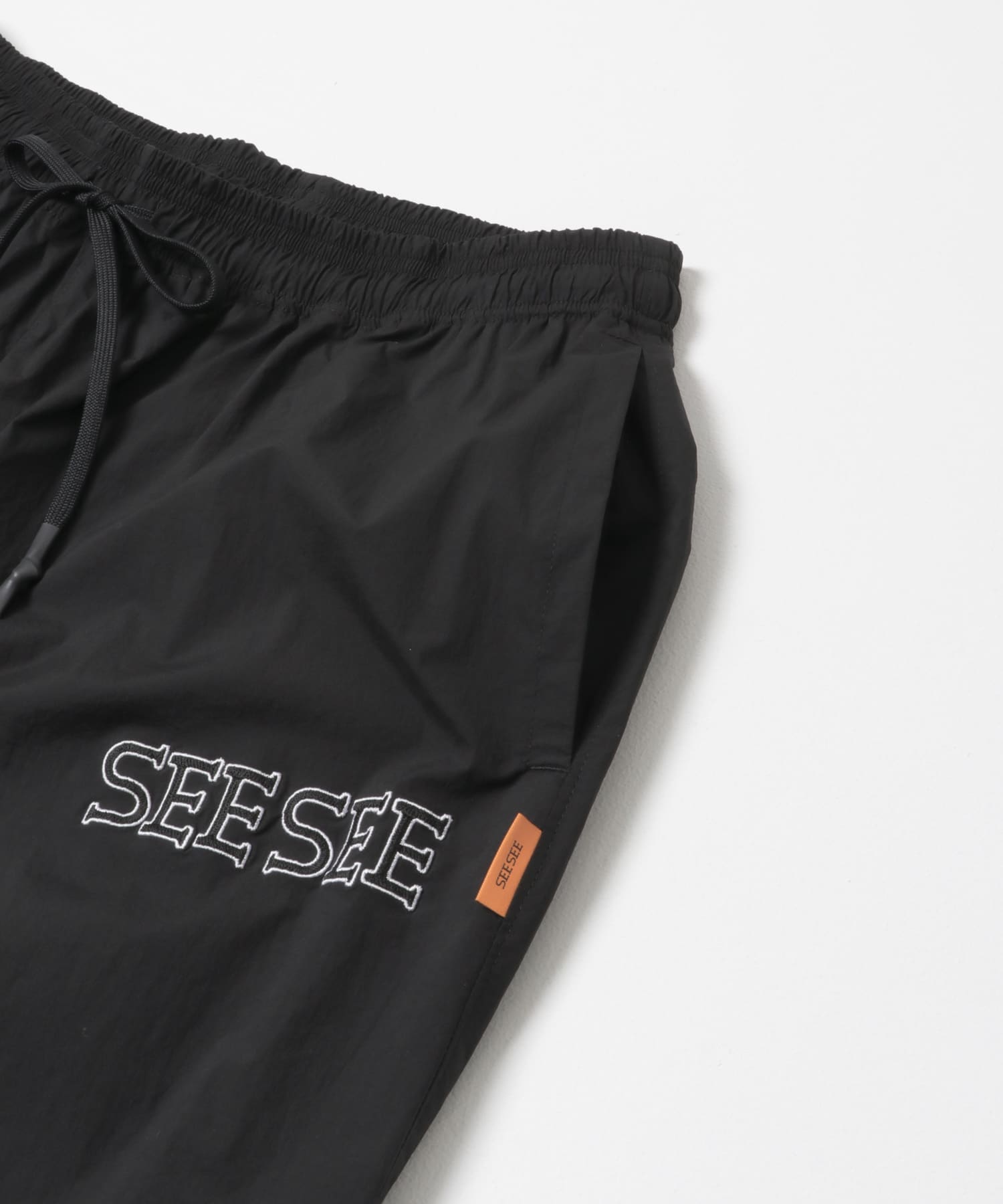 SEE SEE　NYLON SPORTY PANTS BLACK M
