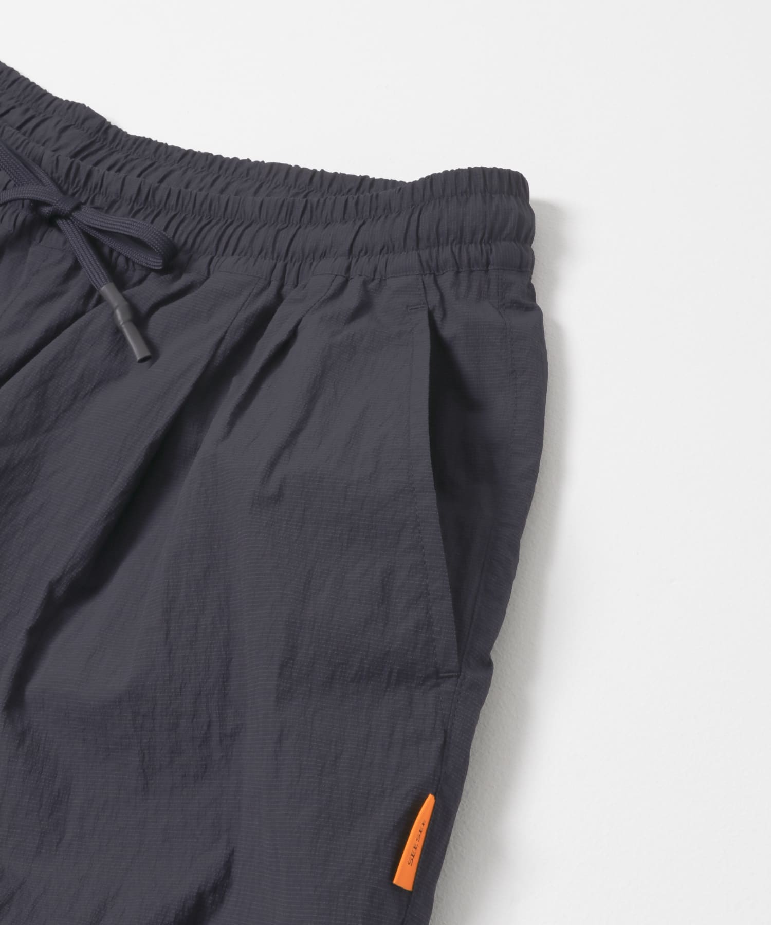 SEE SEE　NYLON BAGGY SHORTS NAVY M