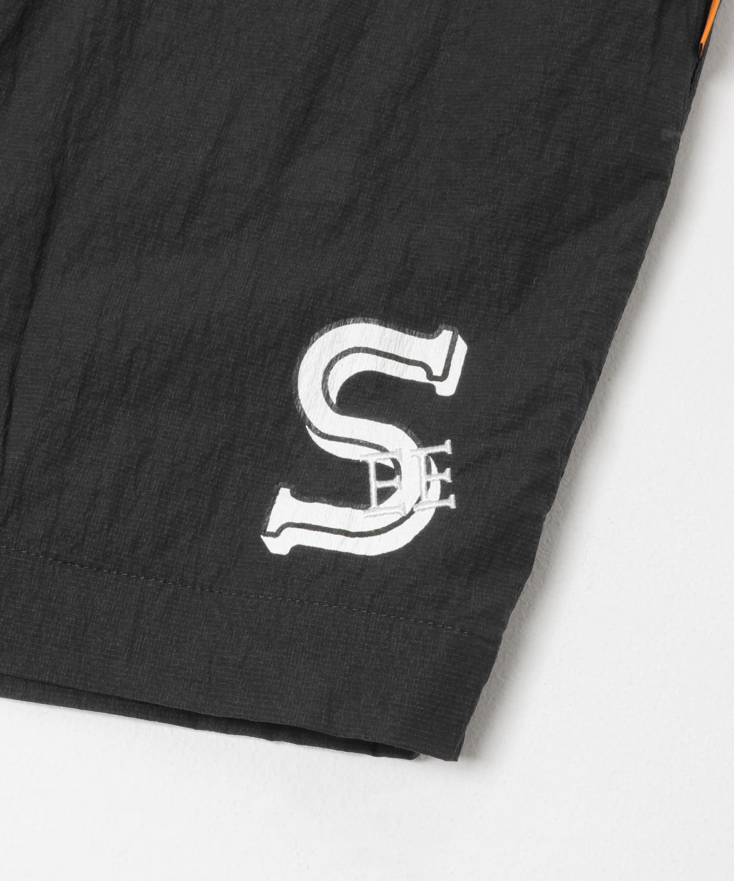 SEE SEE　NYLON BAGGY SHORTS BLACK M