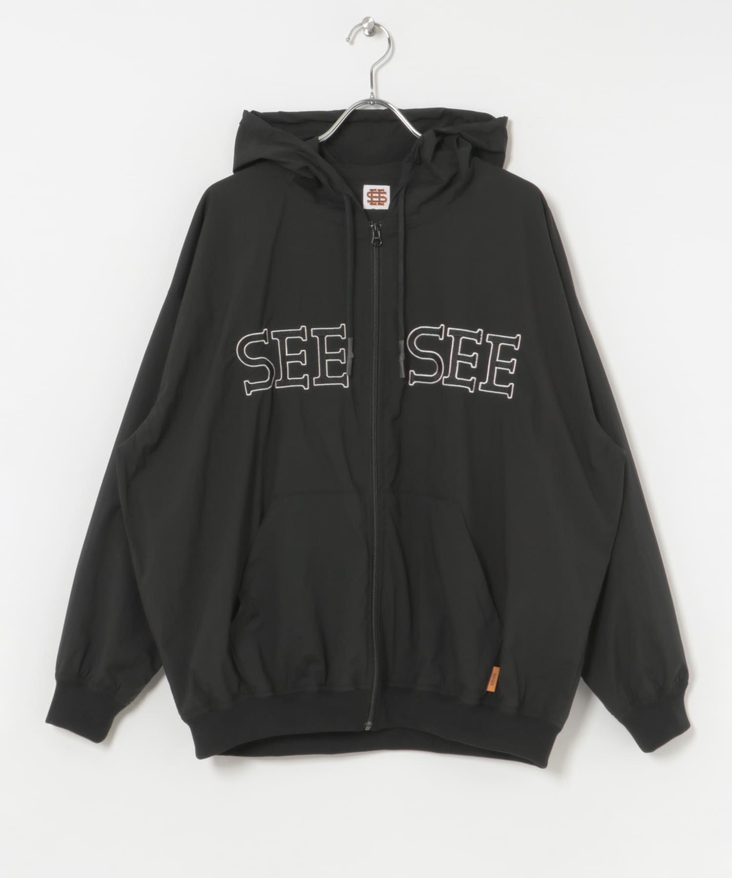 SEE SEE　NYLON FULL ZIP HOODIE