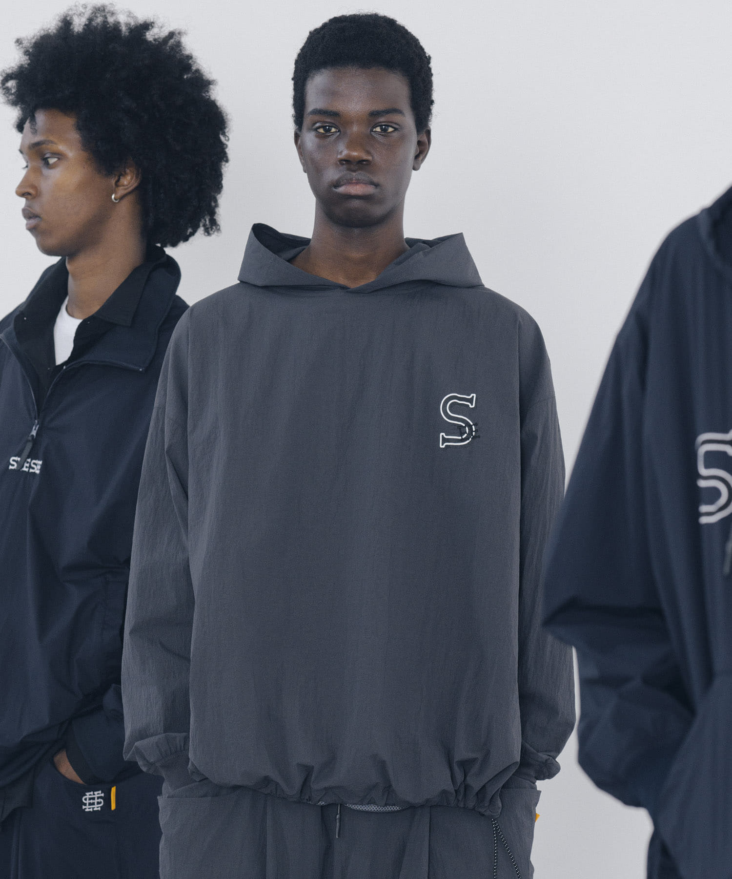 SEE SEE　NYLON SUPER BIG HOODY LST