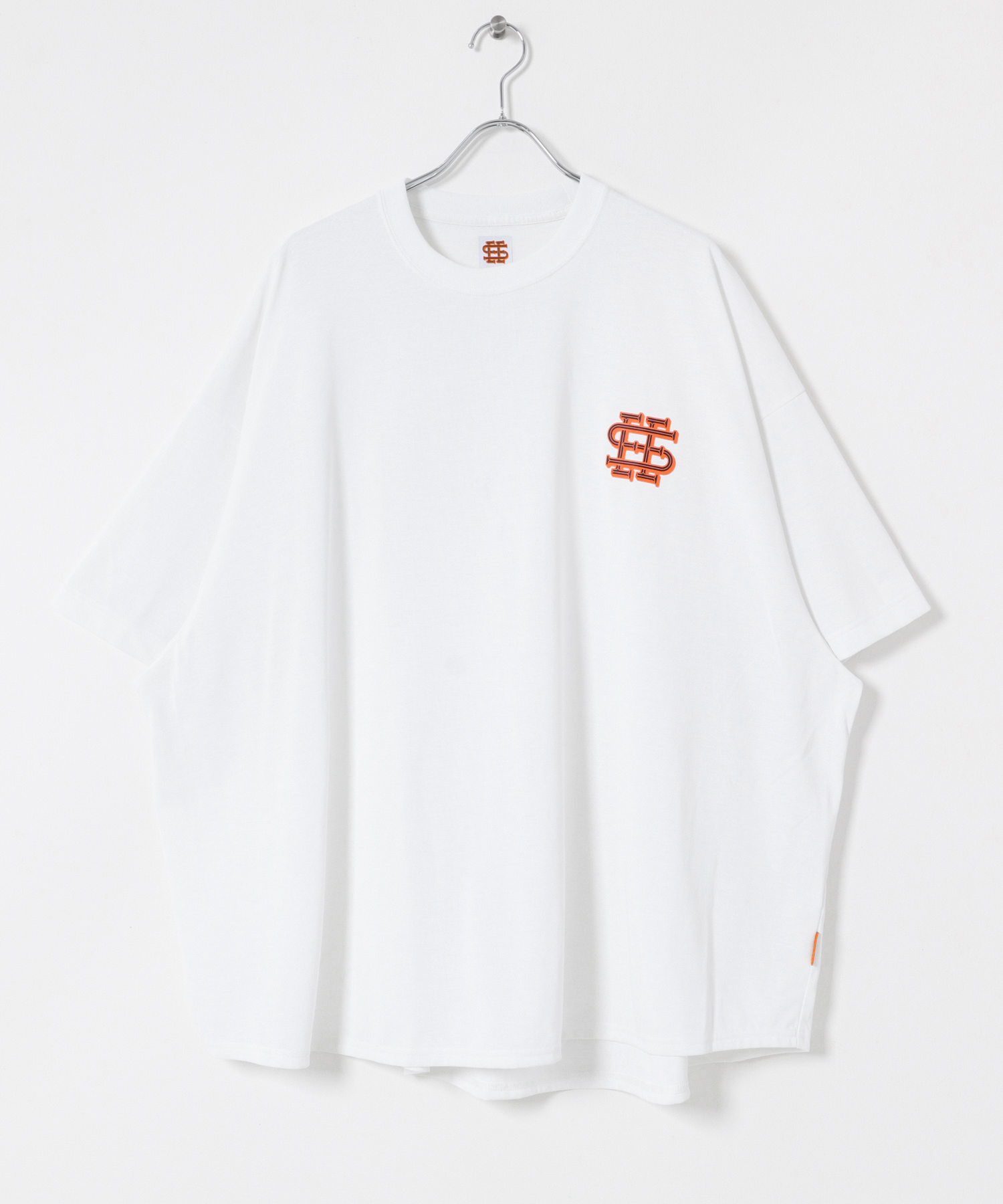 SEE SEE　TECH SUPER BIG ROUND SS T WHITE M