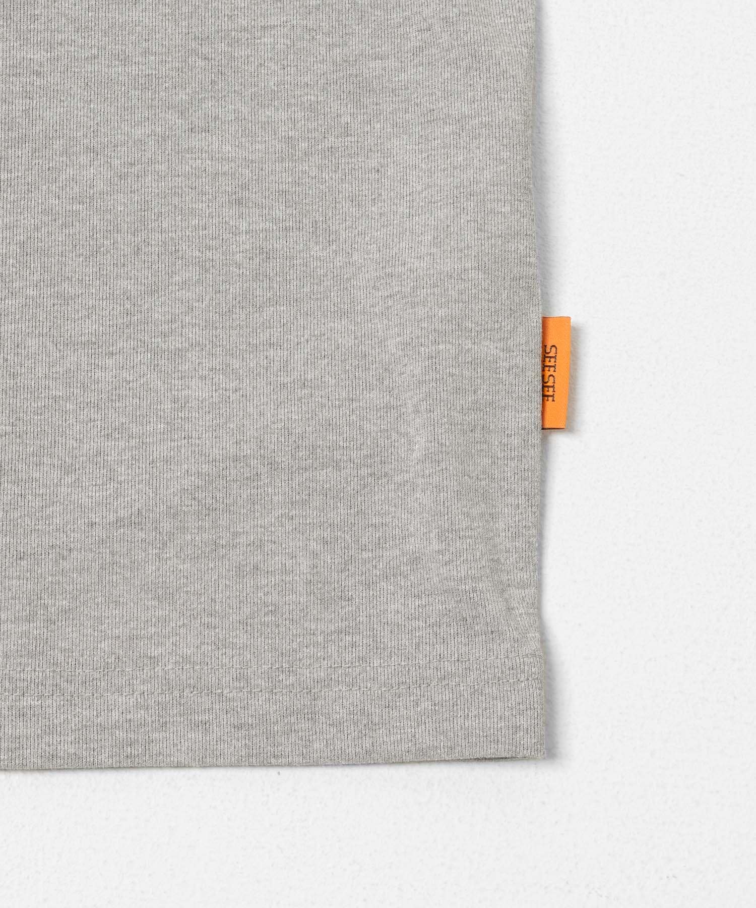 SEE SEE　TECH SUPER BIG FLAT SS T GREY M