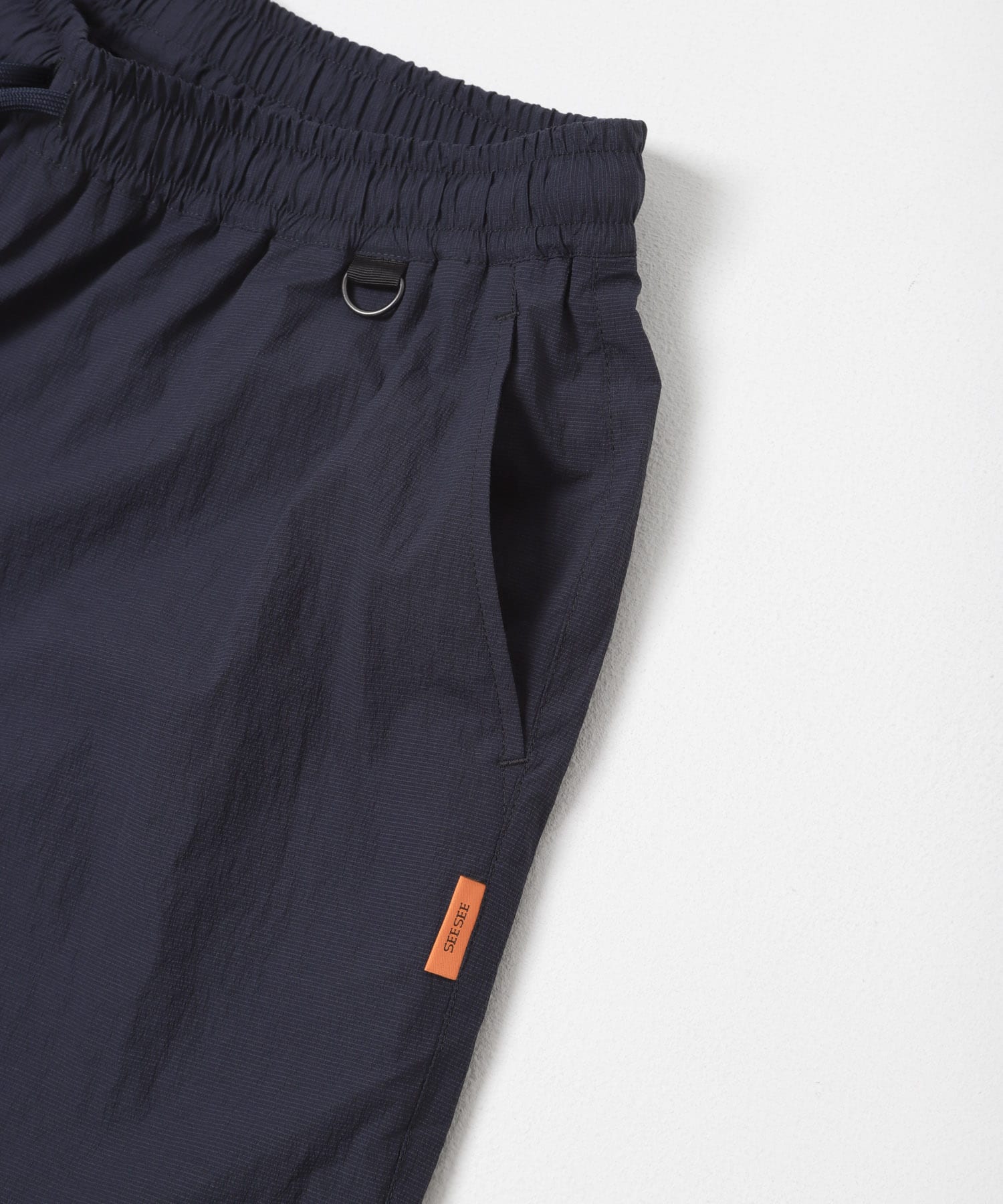 SEE SEE　PACKABLE BAGGY SHORTS NAVY M