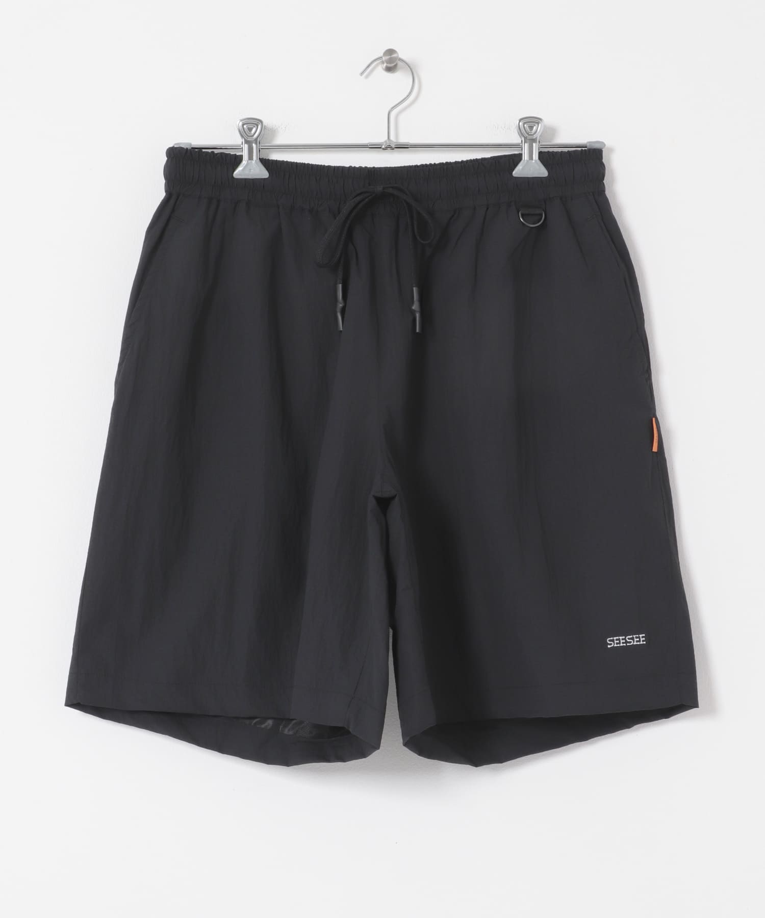 SEE SEE　PACKABLE BAGGY SHORTS BLACK M