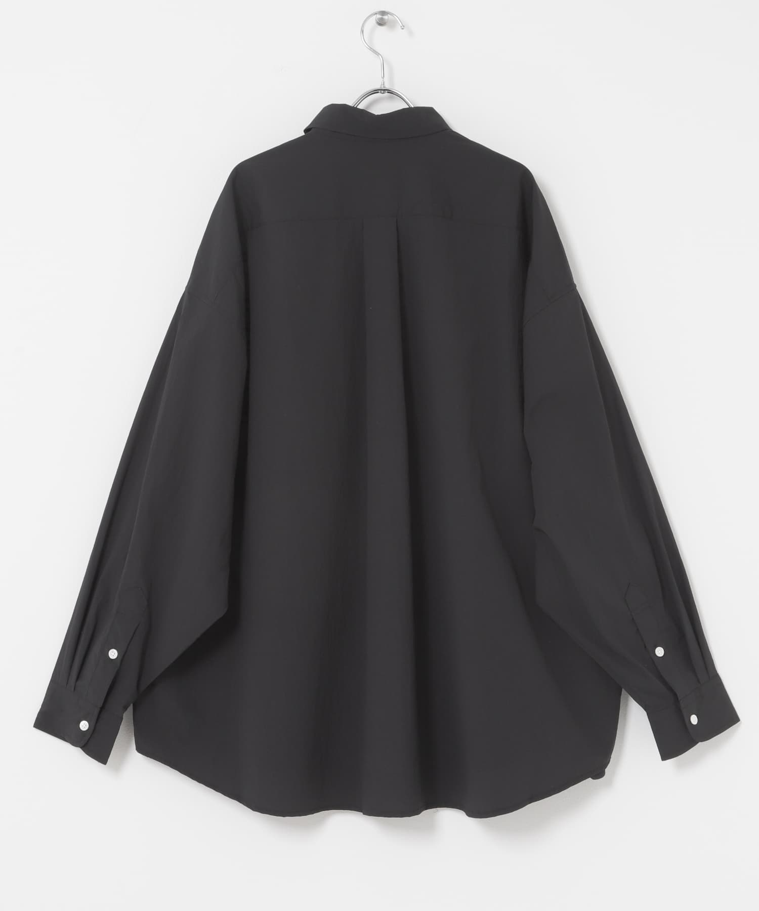 SEE SEE　PACKABLE BIG SHIRT BLACK M