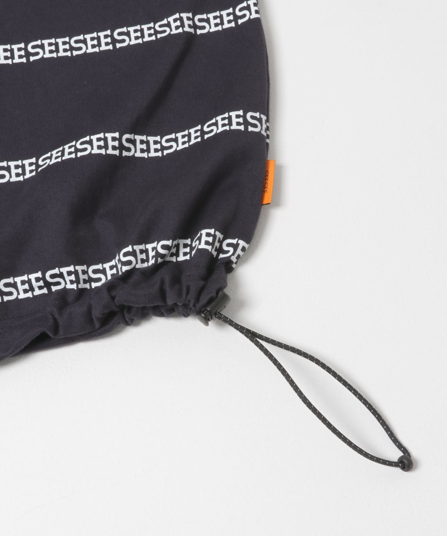 SEE SEE　SUPER BIG FLAT W BOARDER NAVY M