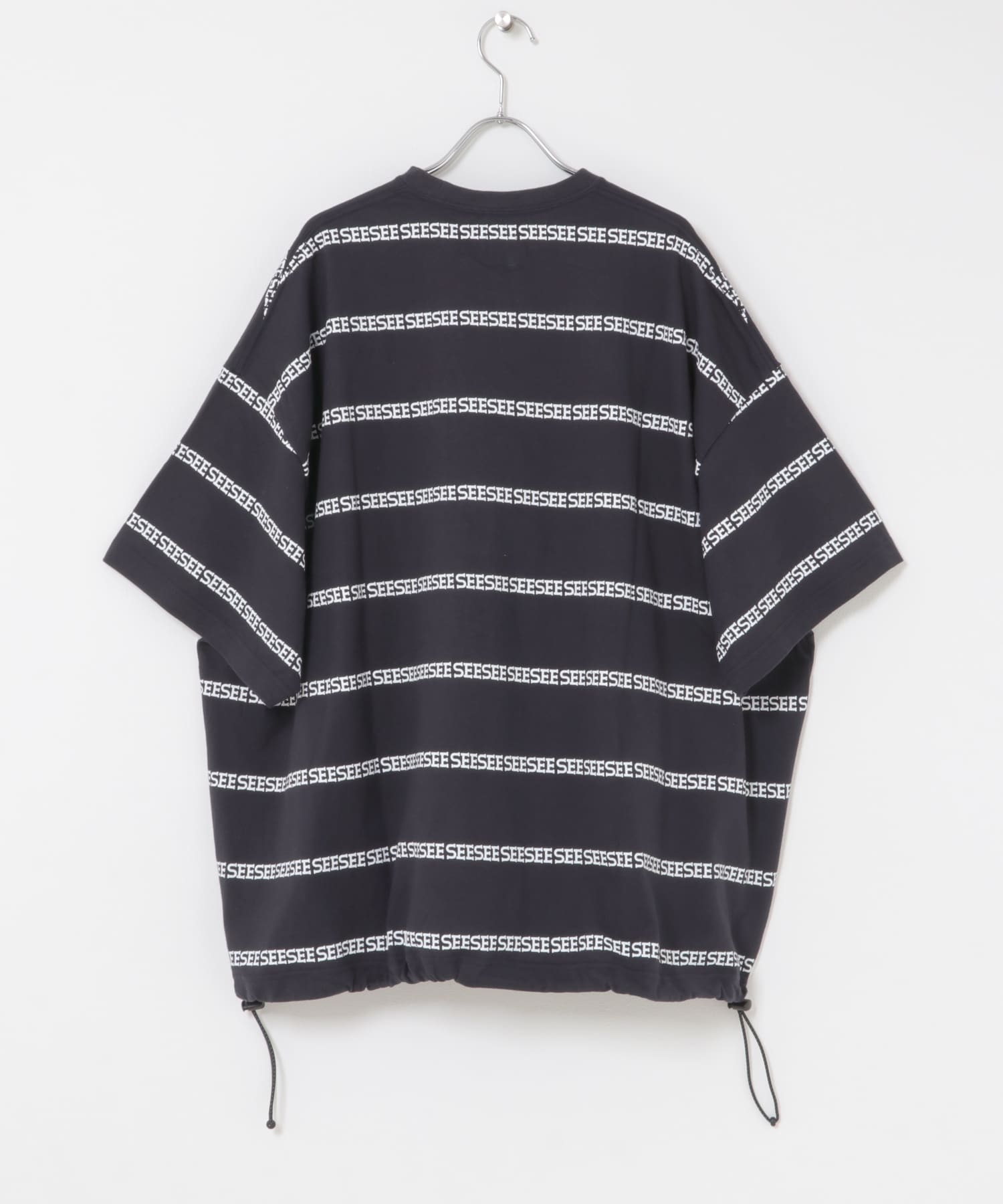 SEE SEE　SUPER BIG FLAT W BOARDER NAVY M