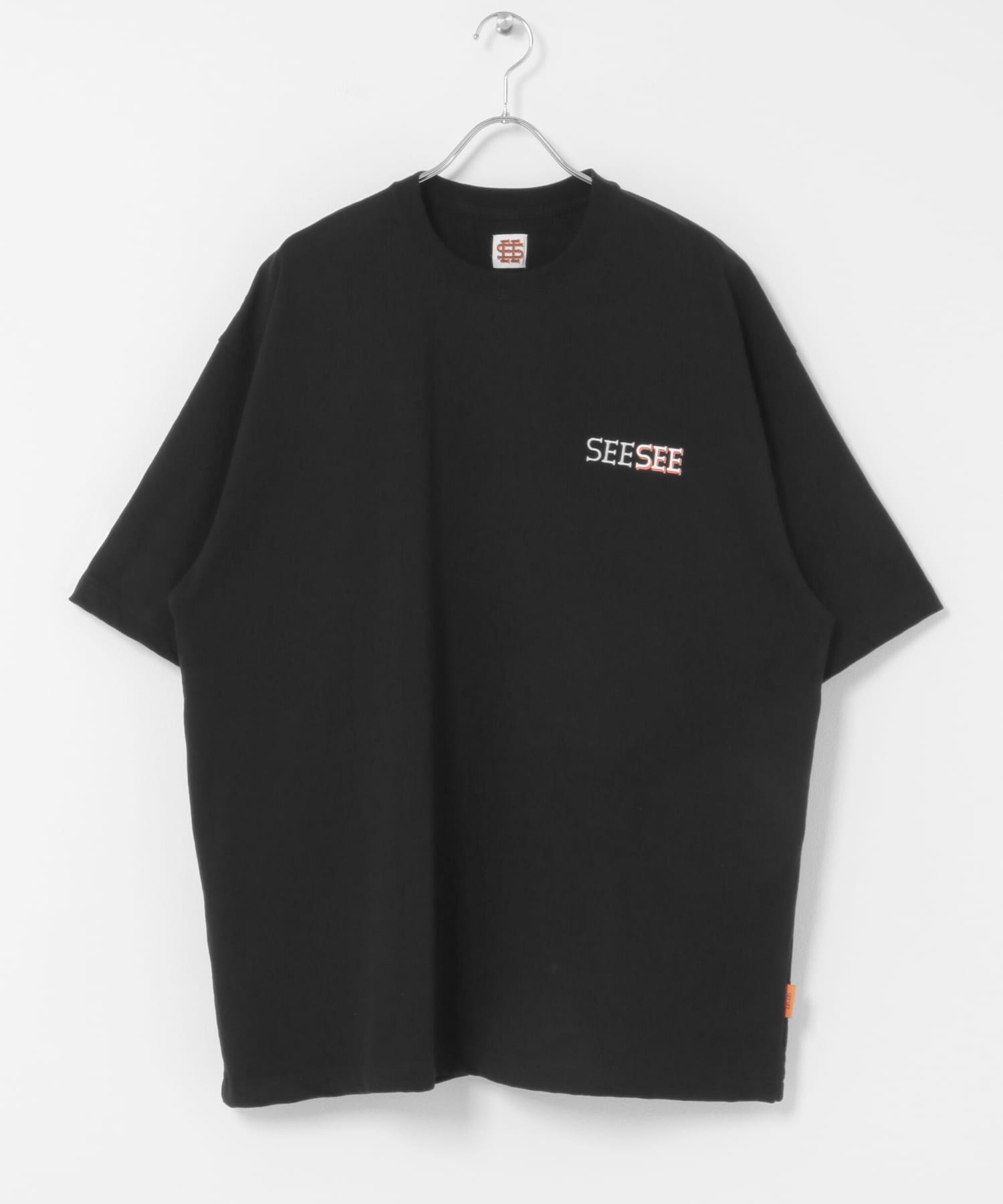SEE SEE　NEW BASIC TEE OFFICIAL BLACK M