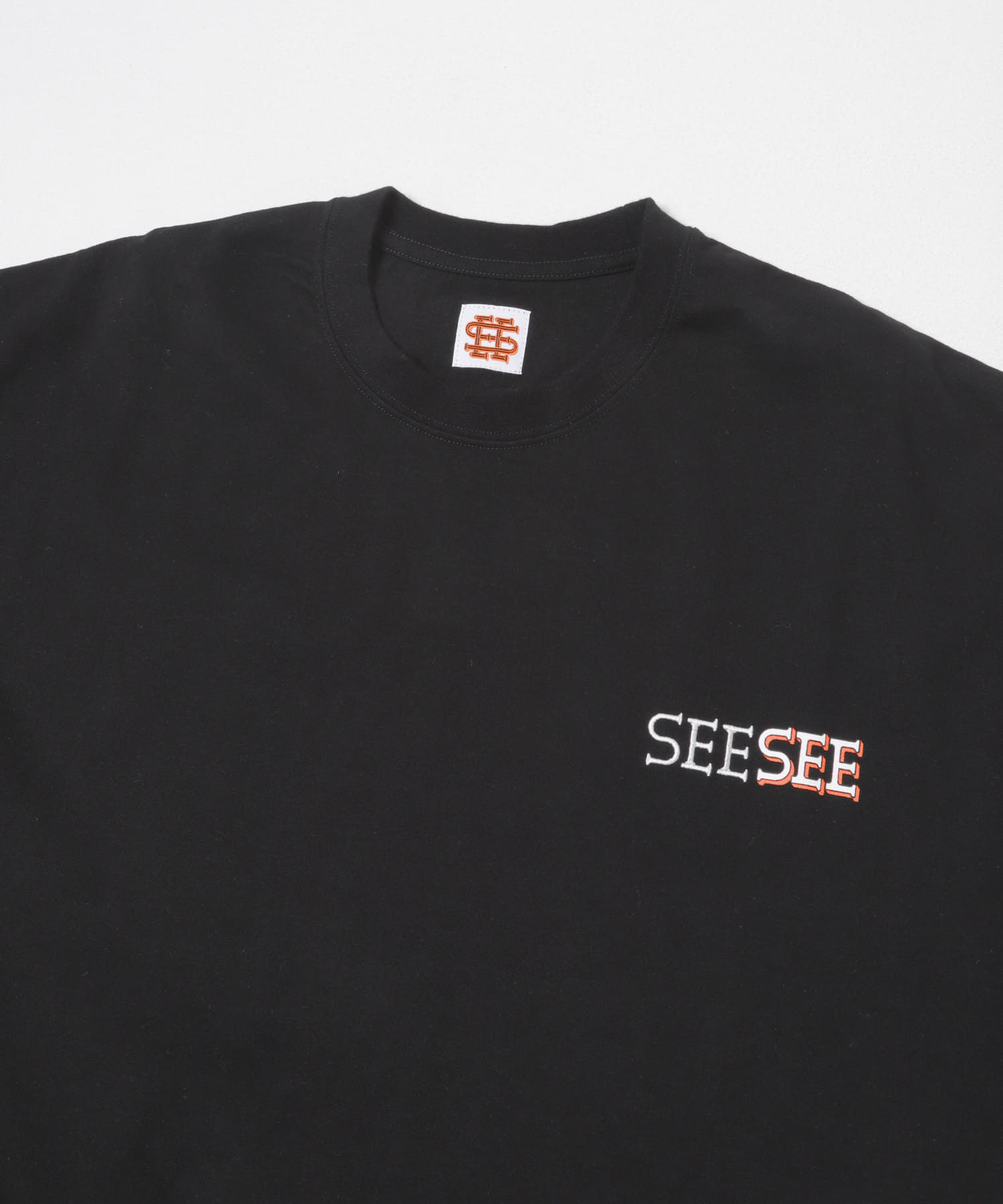 SEE SEE　NEW BASIC TEE OFFICIAL BLACK M