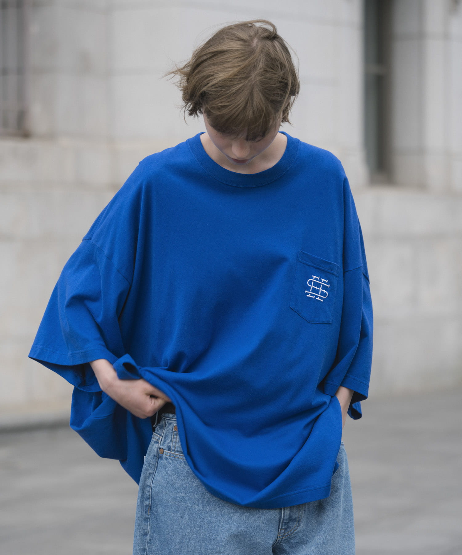 SEE SEE　SUPER BIG FLAT POCKET TEE