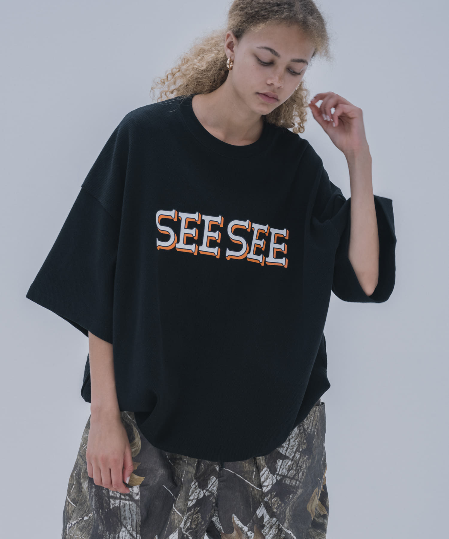 SEE SEE　SUPER BIG THERMAL SS TEE