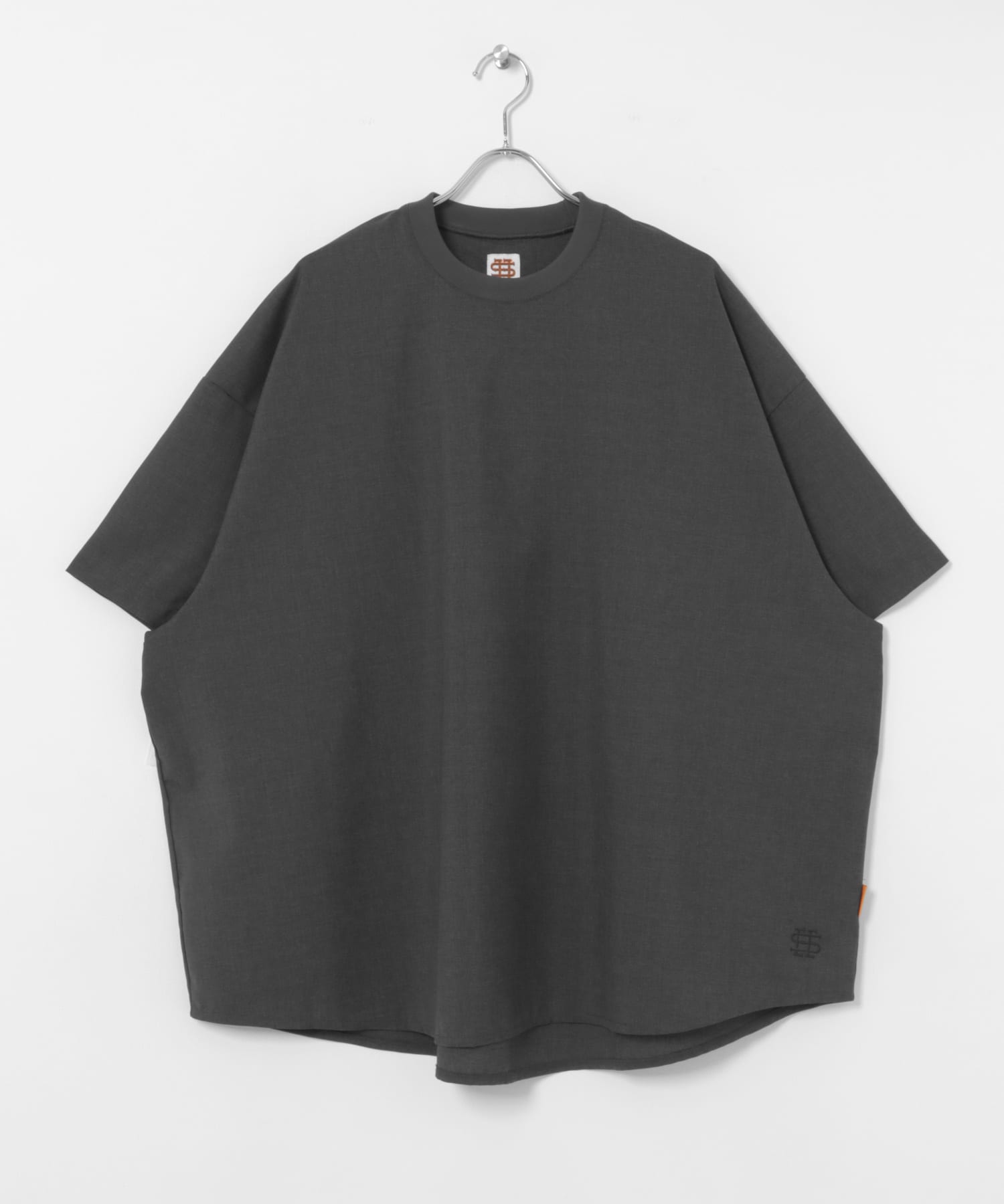 SEE SEE　WOOL SUPER BIG ROUND SS T CHARCOAL M