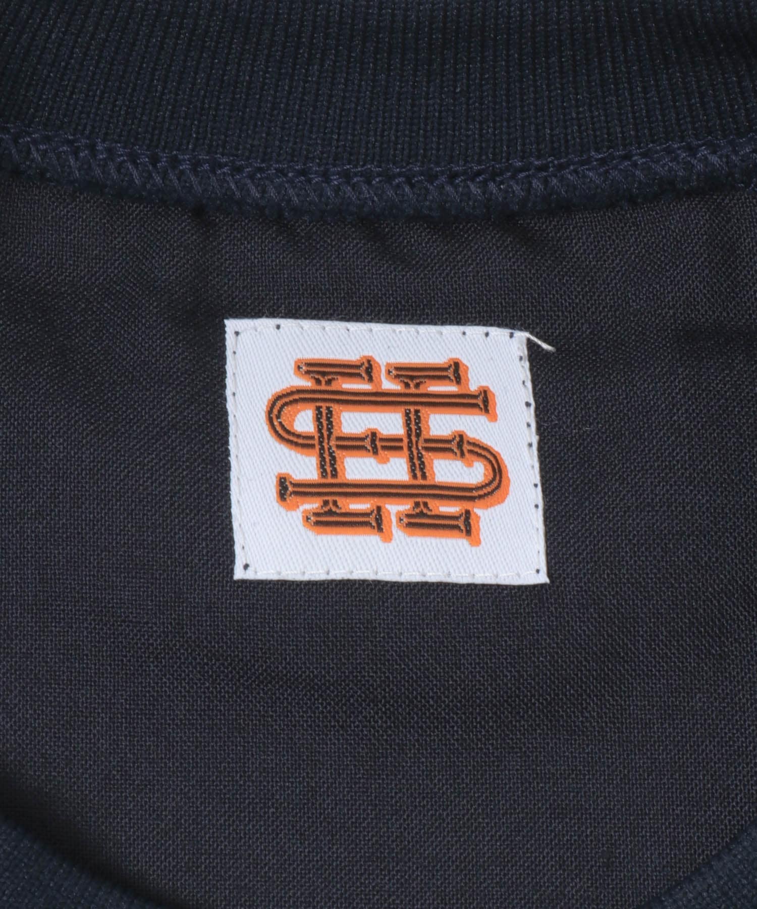 SEE SEE　WOOL SUPER BIG ROUND SS T NAVY M