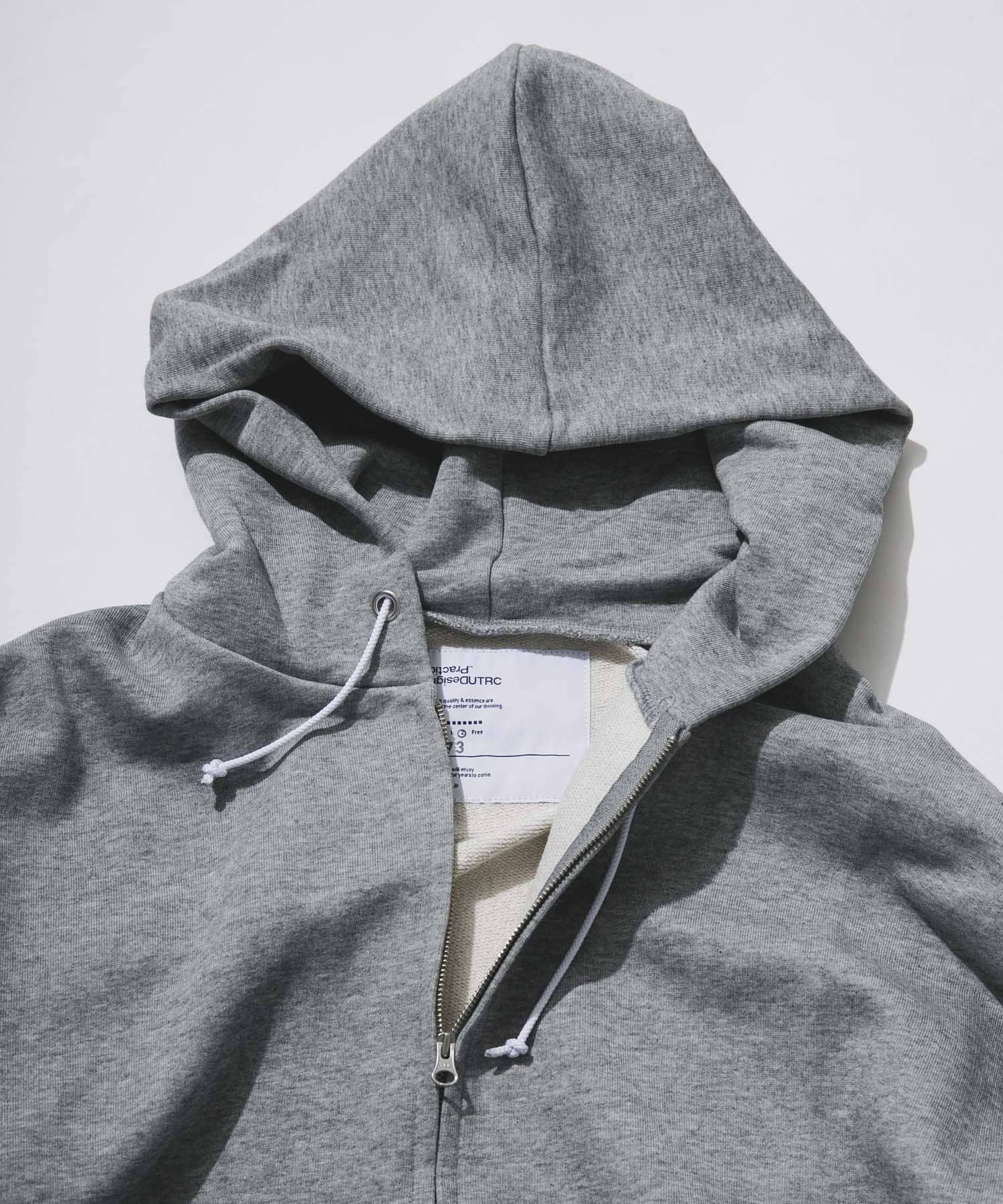 UNTRACE　ジップフーディー H GREY 1