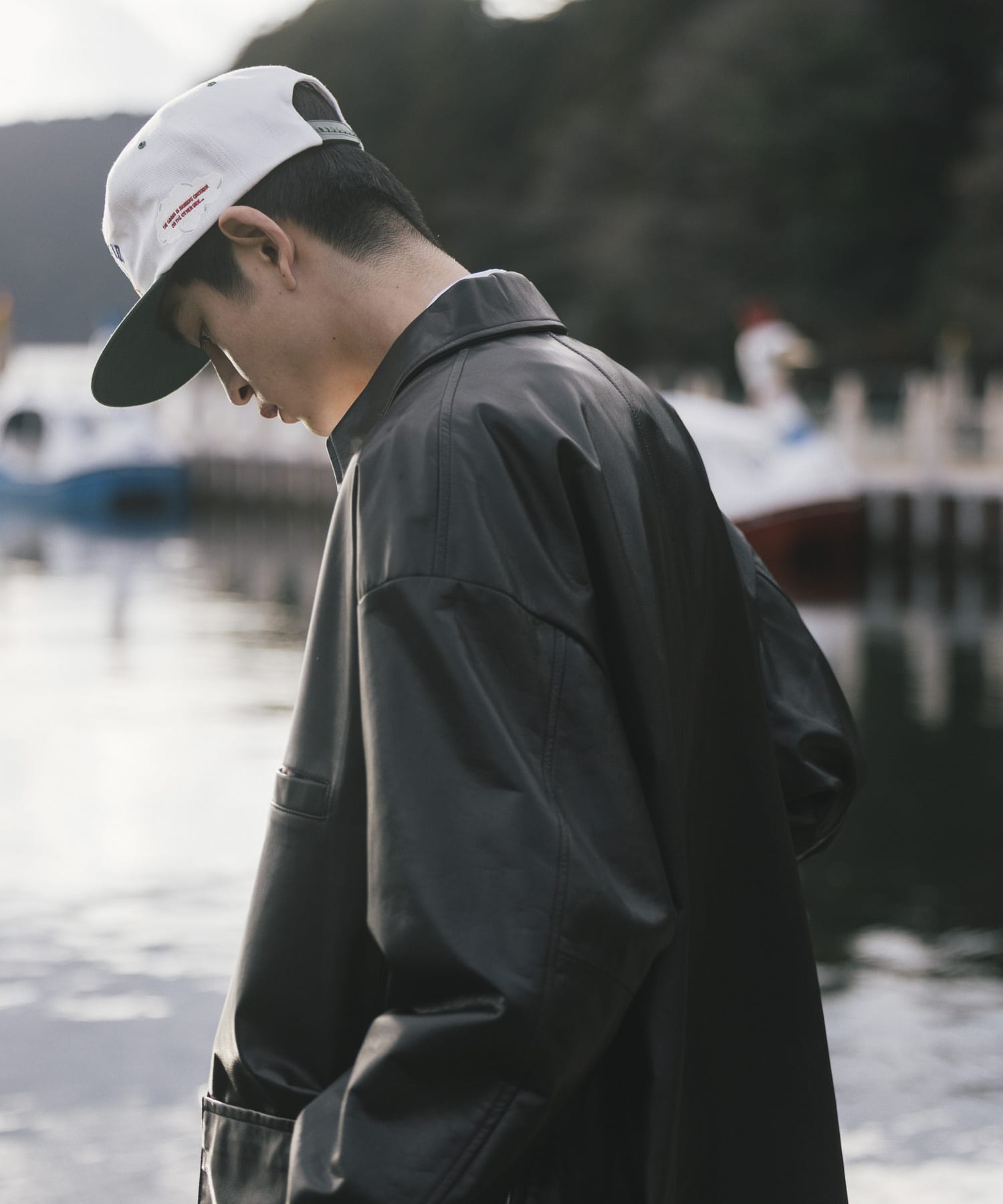 UNTRACE　レザーカバーオール BLACK 1