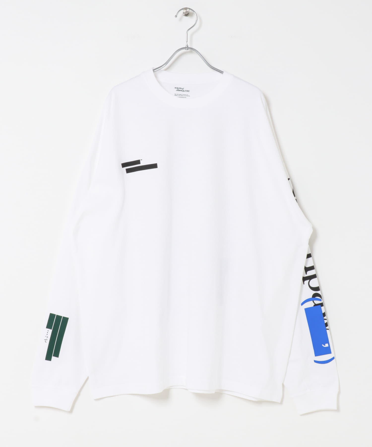 UNTRACE　グラフィック tee L/S 1 WHITE 1