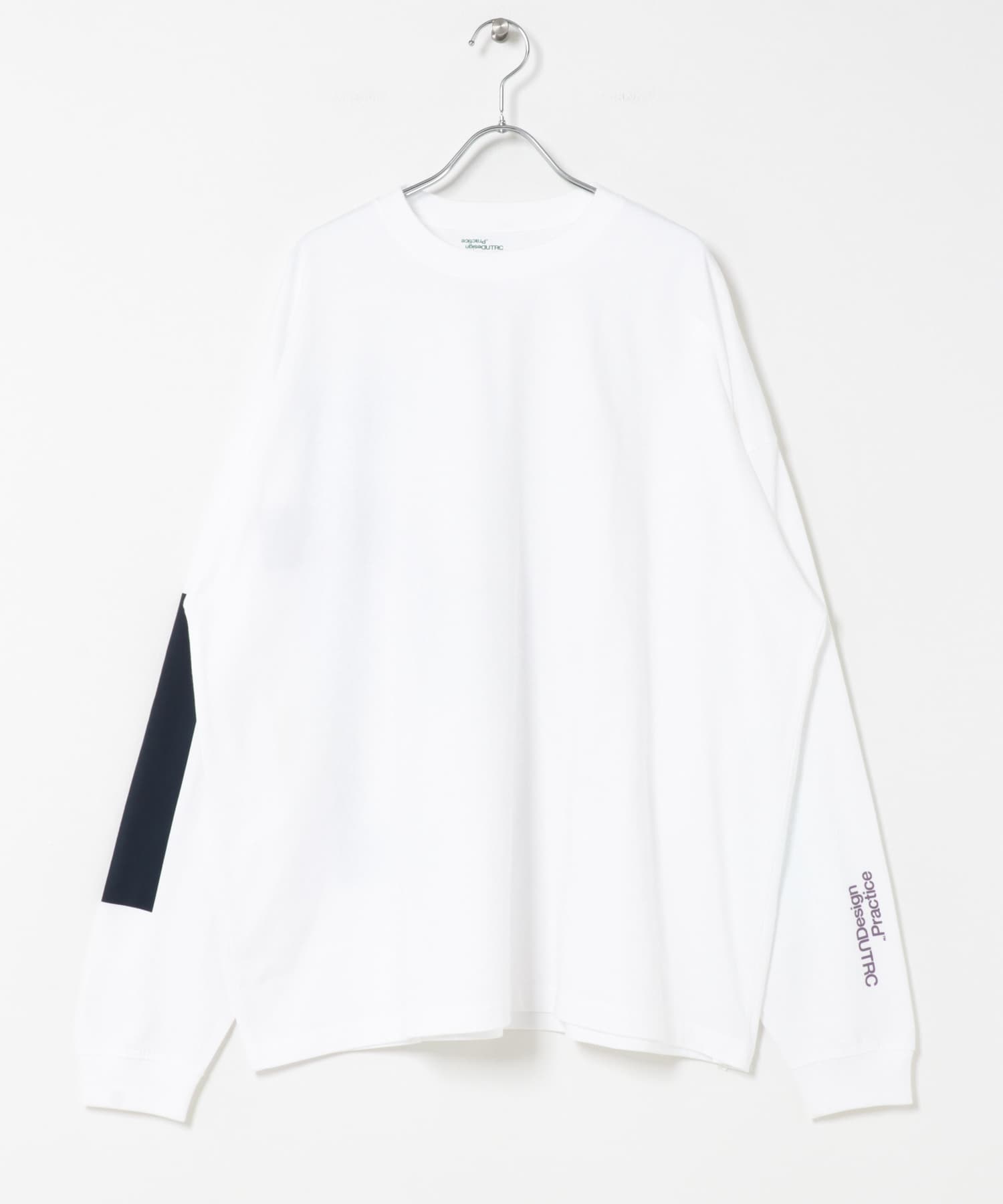 UNTRACE　グラフィック tee L/S 4 WHITE 1