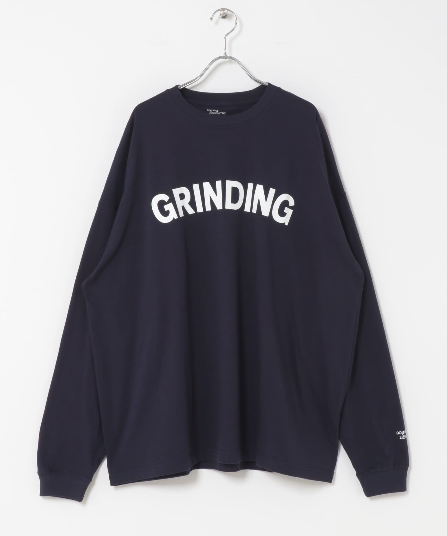 UNTRACE　グラフィック tee L/S 5 NAVY 1