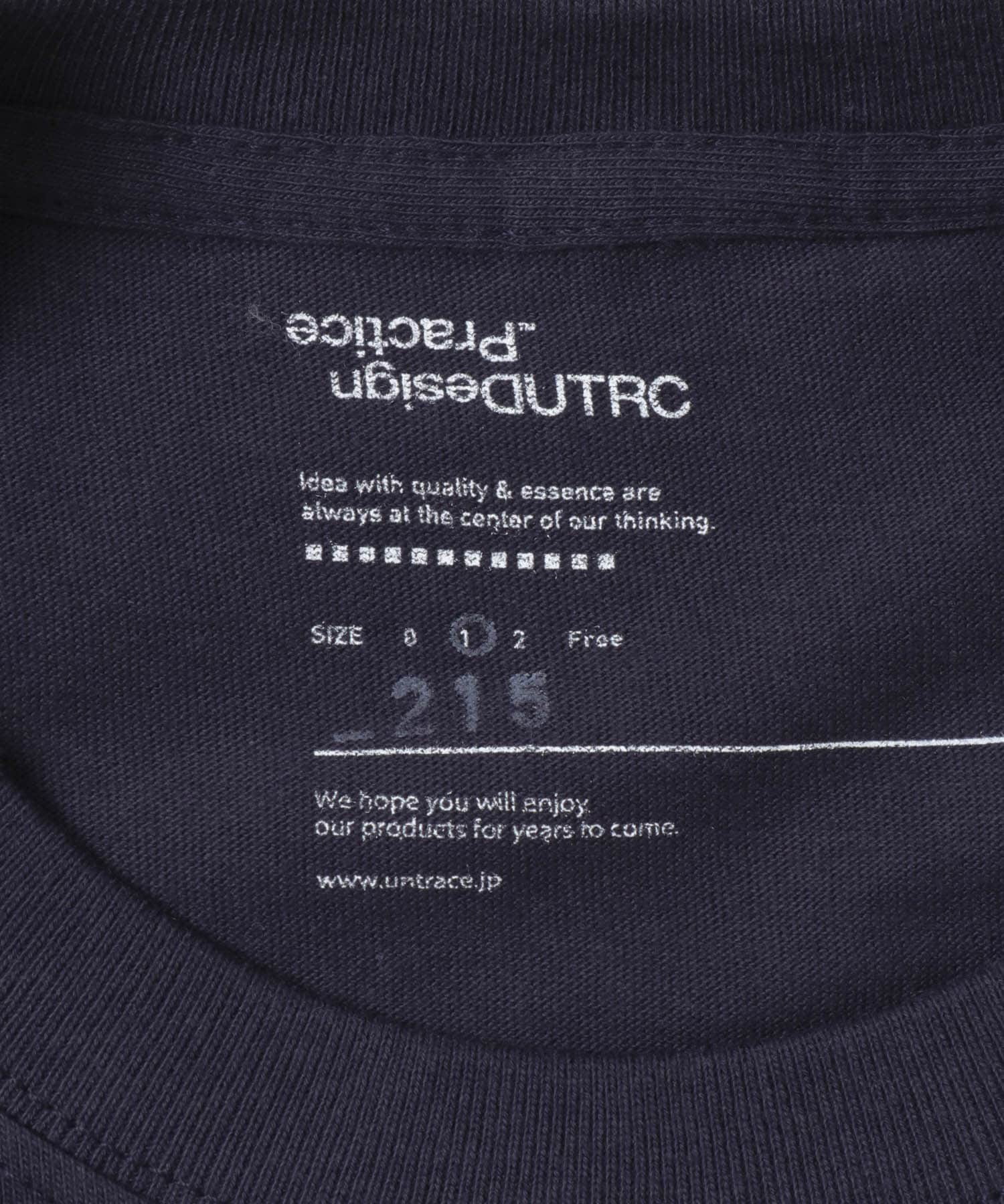 UNTRACE　グラフィック tee L/S 5 NAVY 1