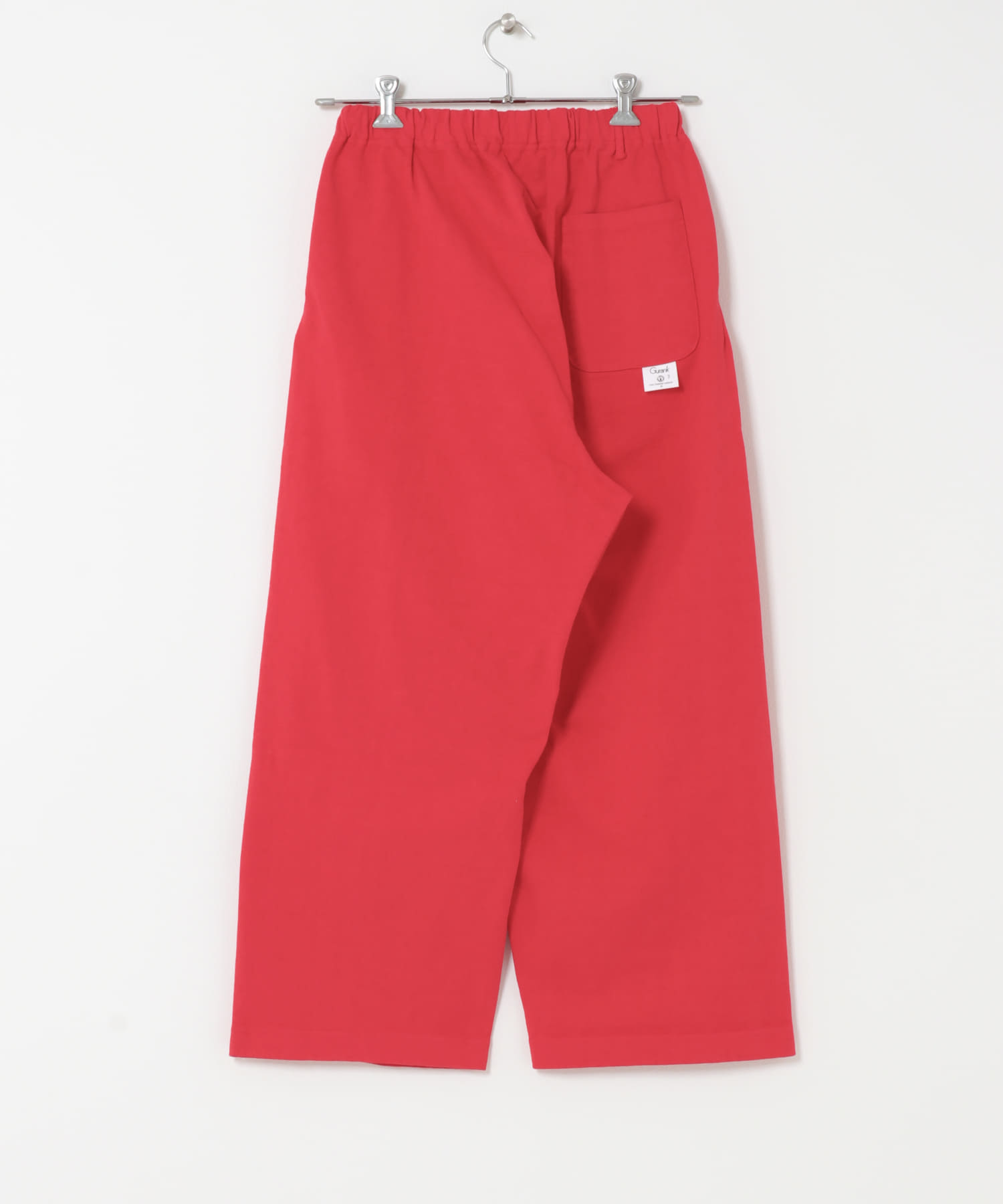 Gurank　Loop wheel HT pants RED 2