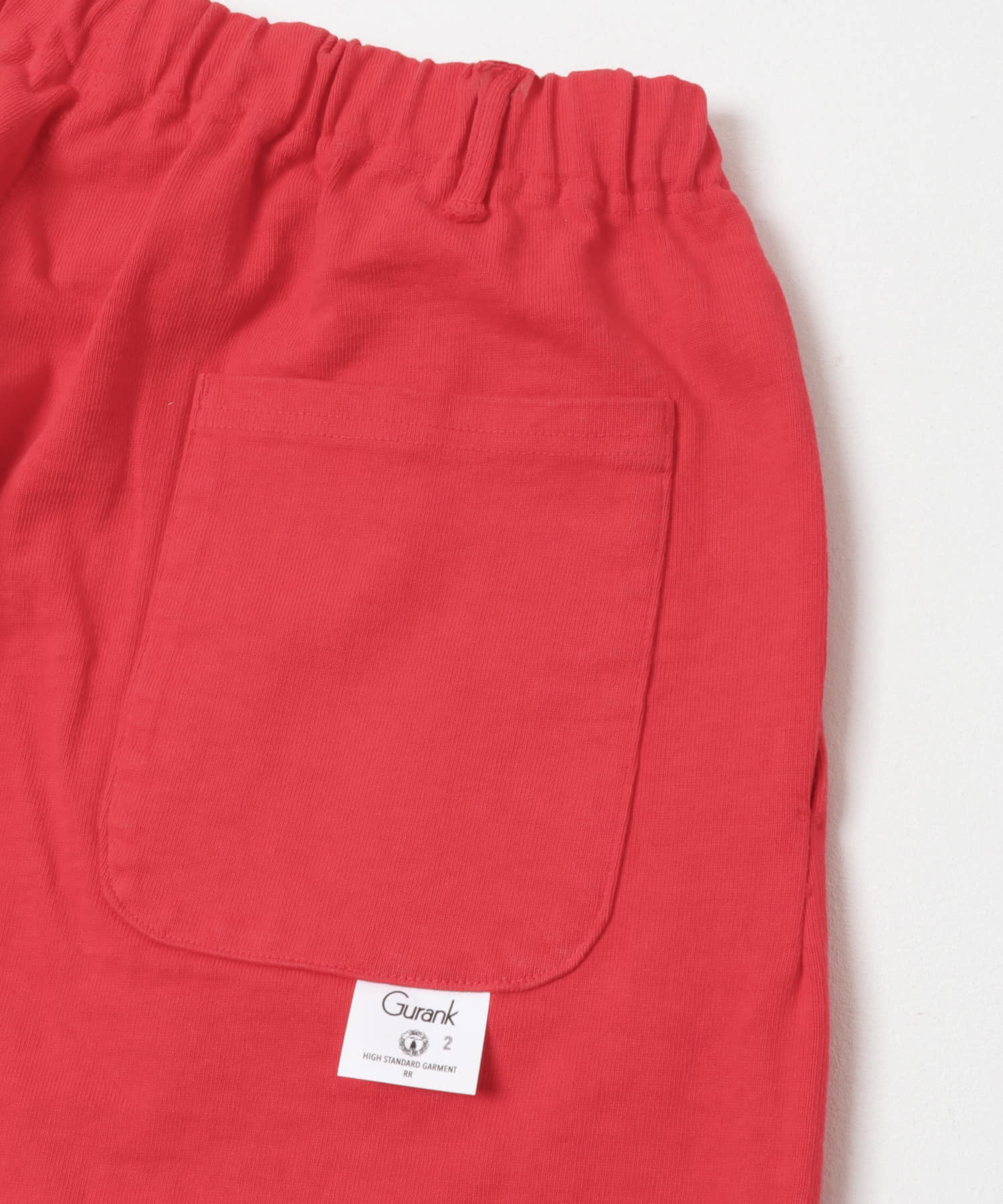 Gurank　Loop wheel HT pants RED 2