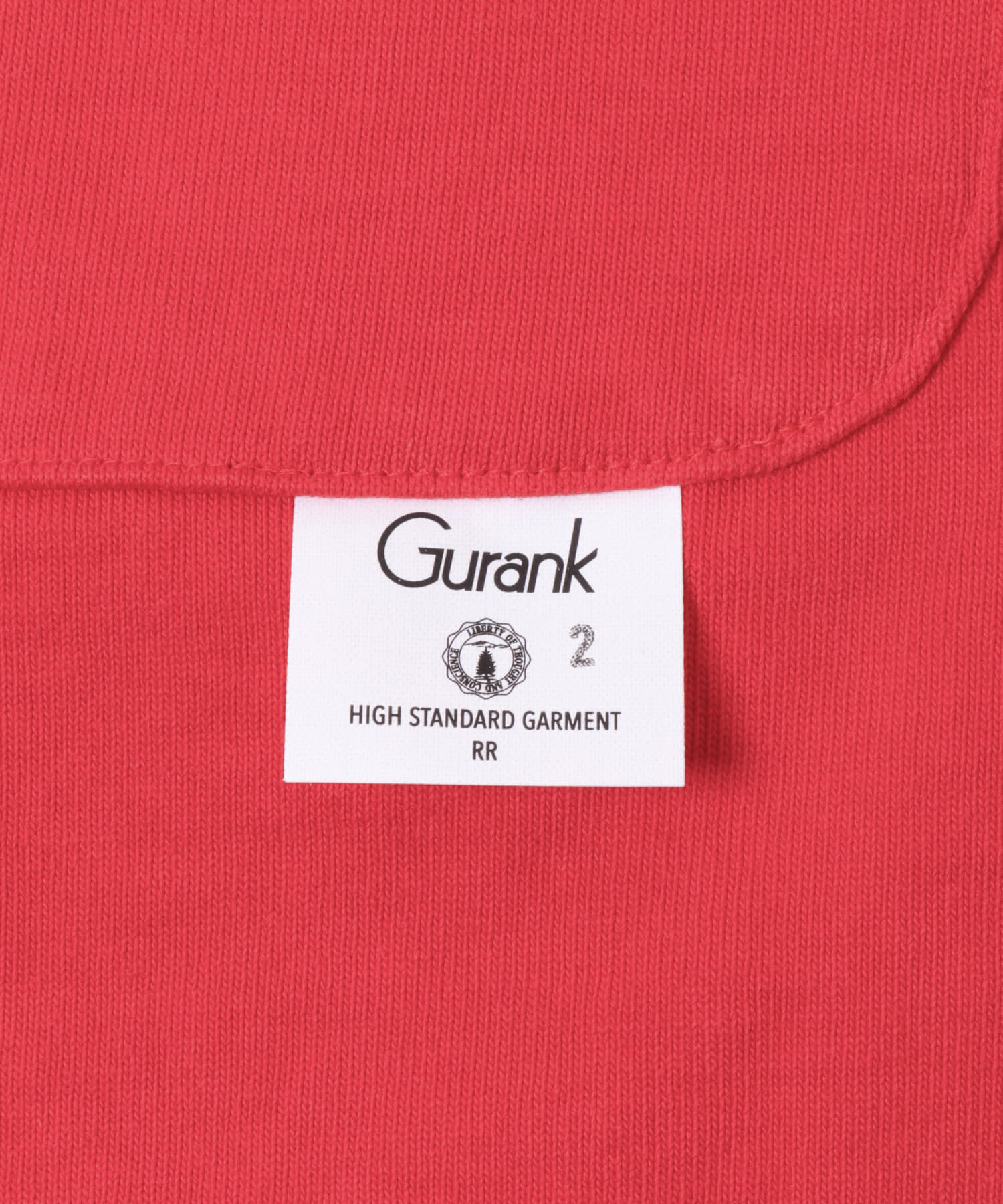 Gurank　Loop wheel HT pants RED 2