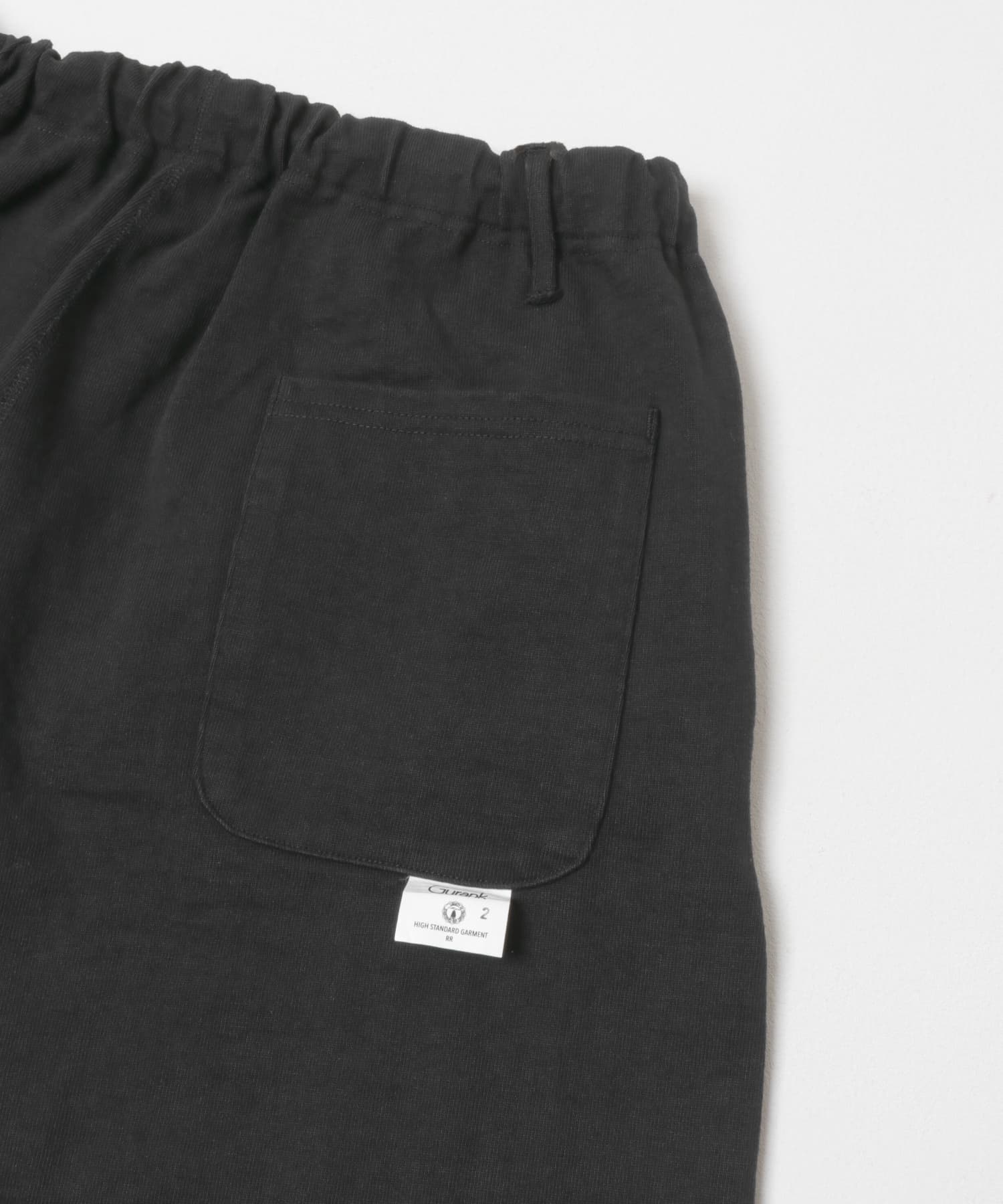 Gurank　Loop wheel HT pants BLK 2