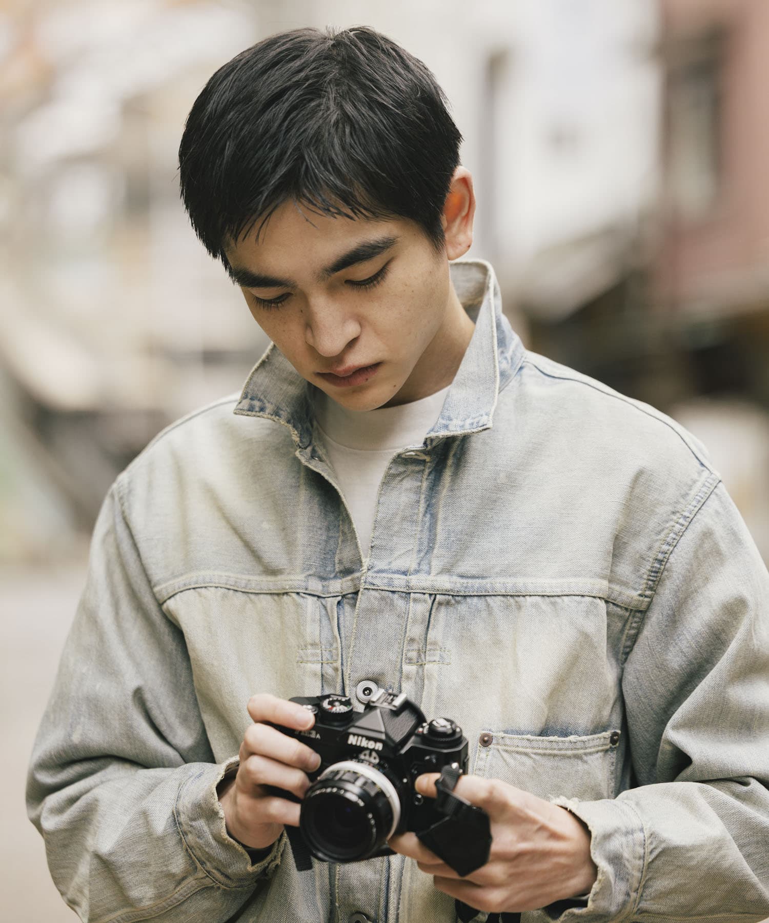 A PRESSE　1st Type Denim Jacket BLEACH 46