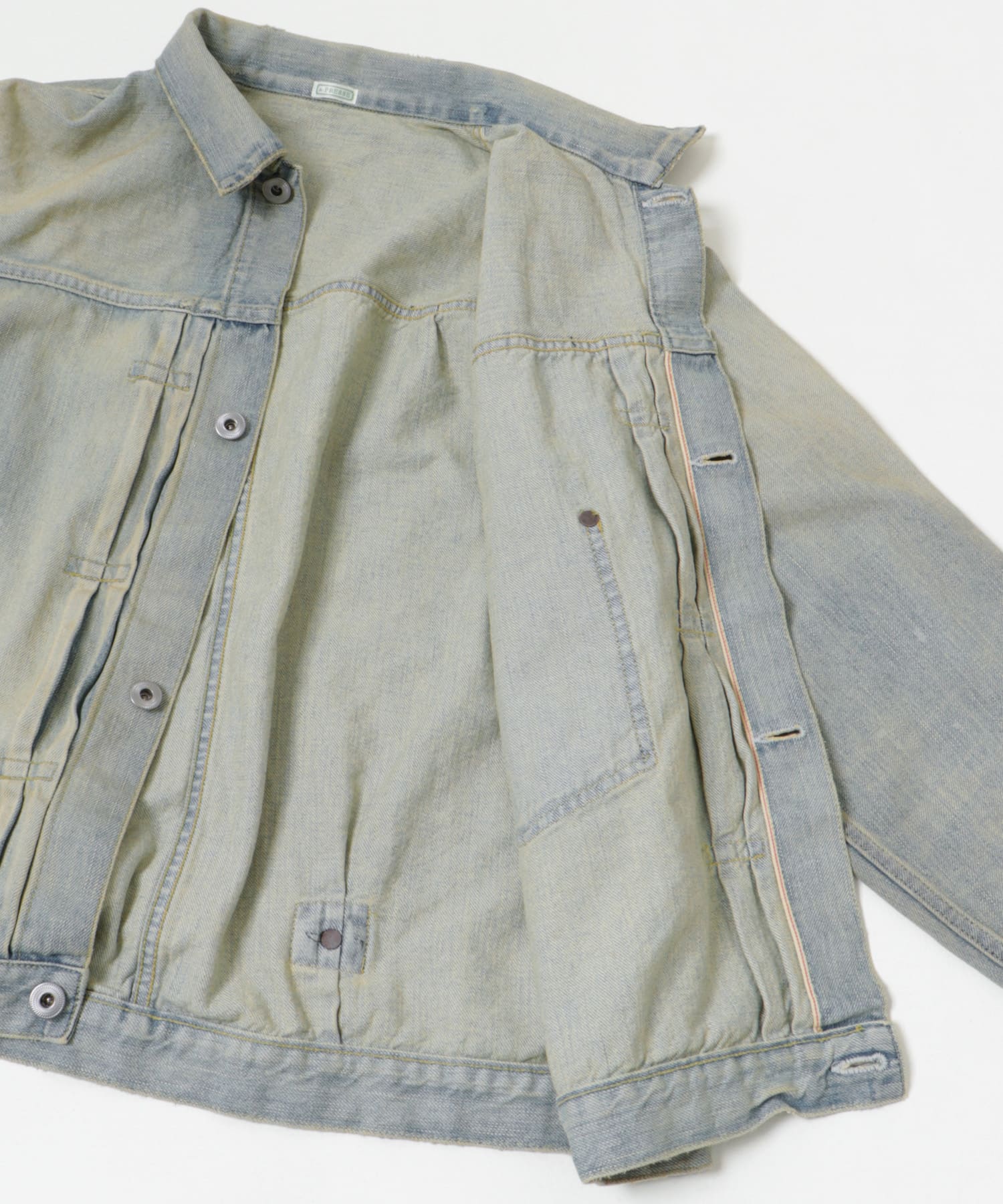 A PRESSE　1st Type Denim Jacket BLEACH 46