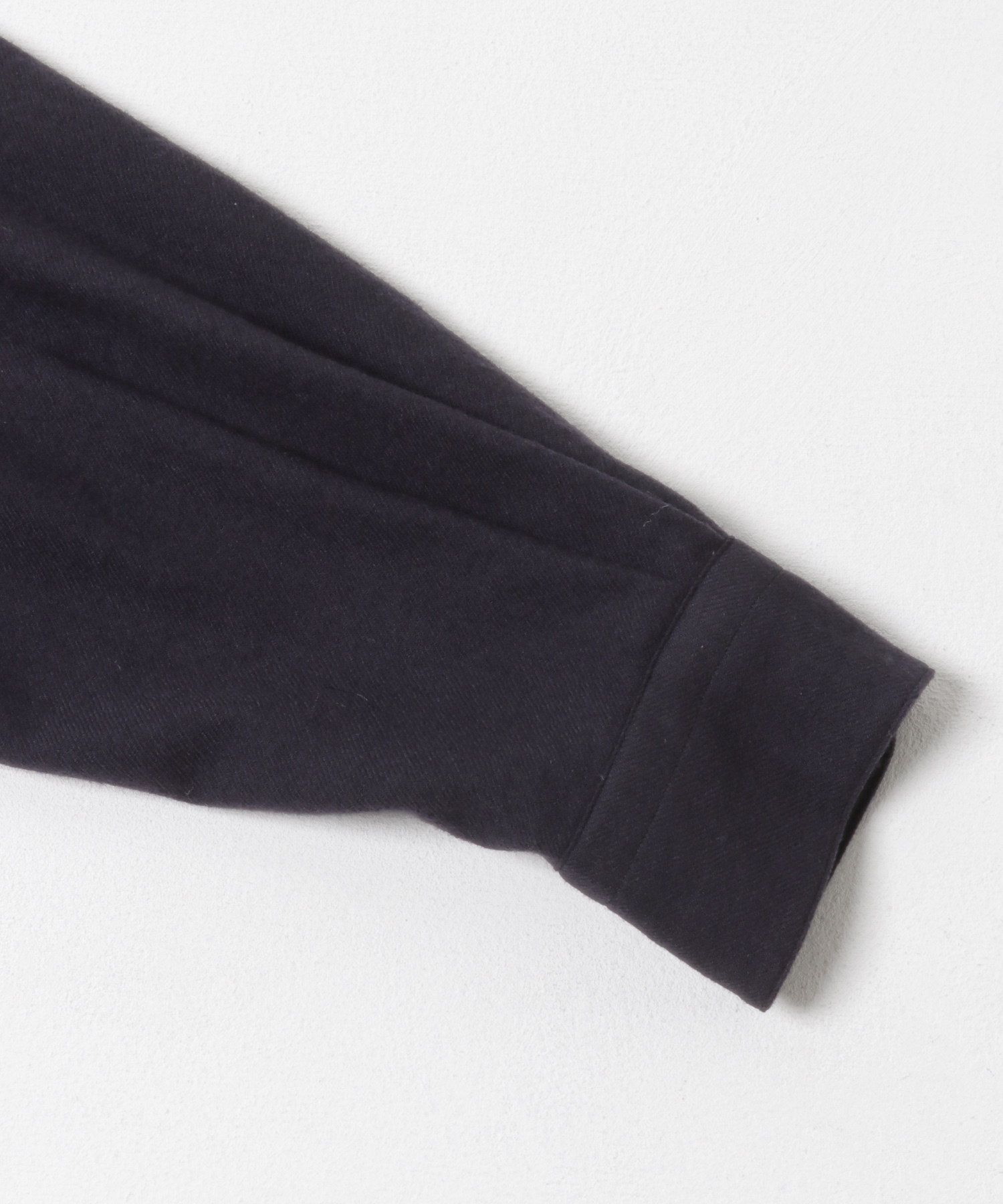 A PRESSE　Wool Skipper Shirt NAVY 2