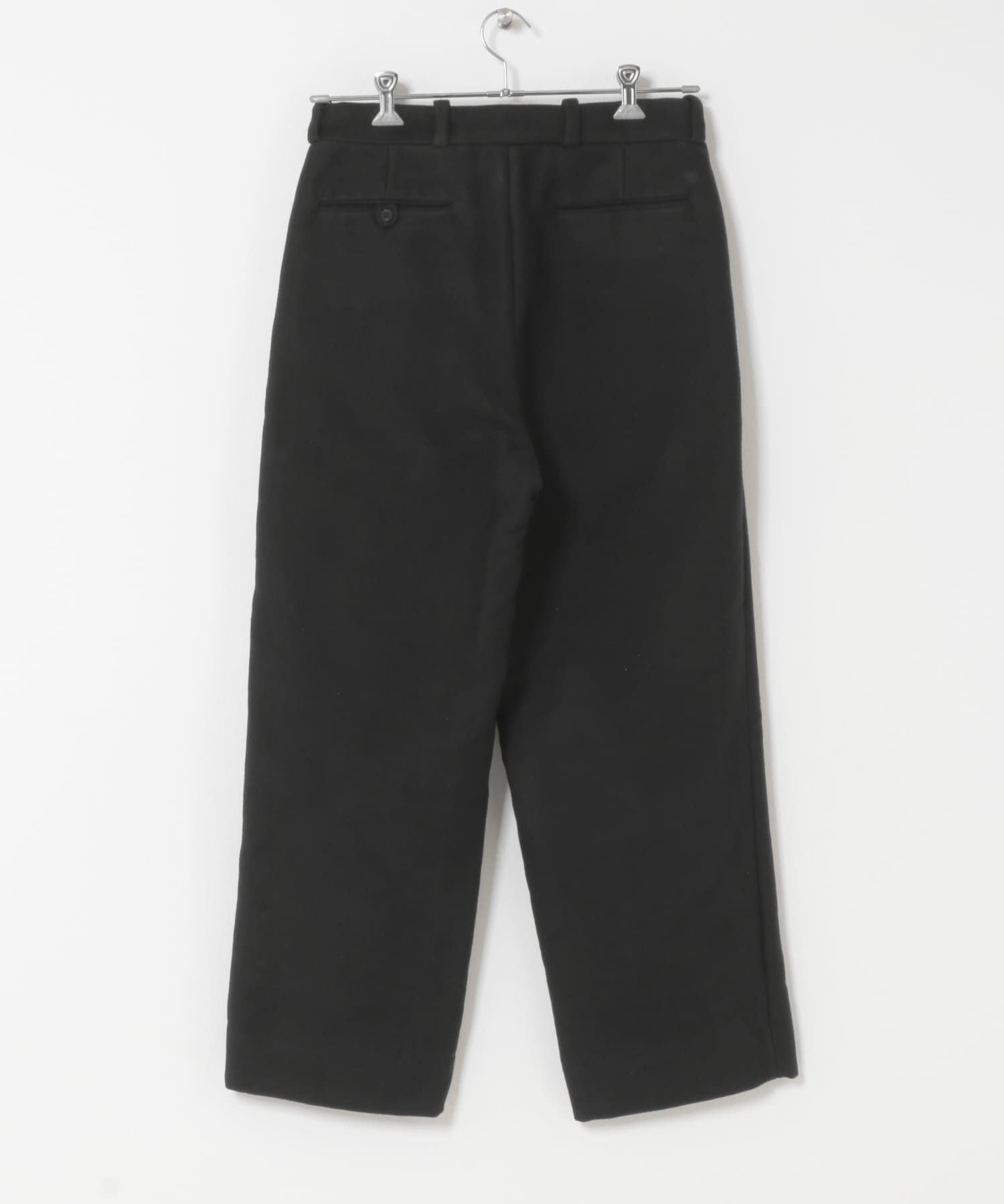 A PRESSE Cotton Moleskin Wide Trousers(1 Black): ボトム｜URBAN